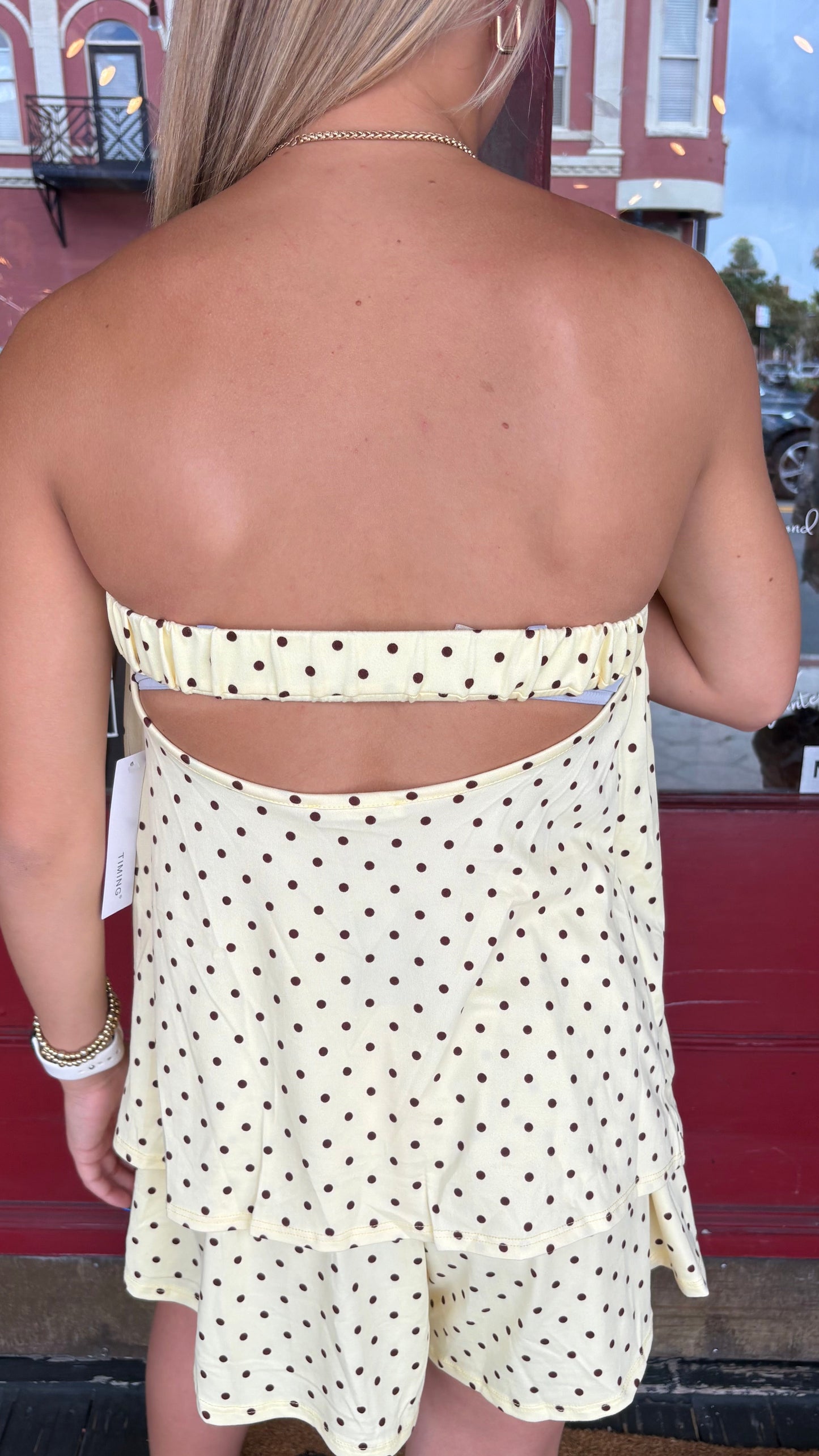 Buttercup Belle – Yellow Tube Top Set