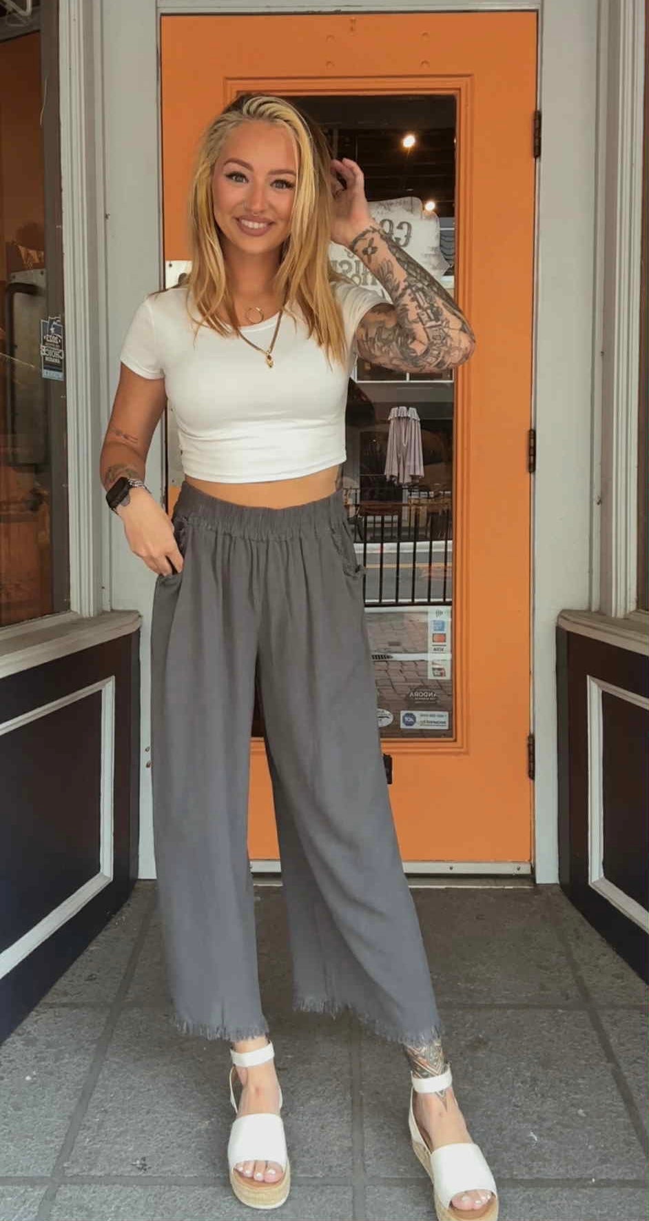 Smokey Cotton - Linen Pants