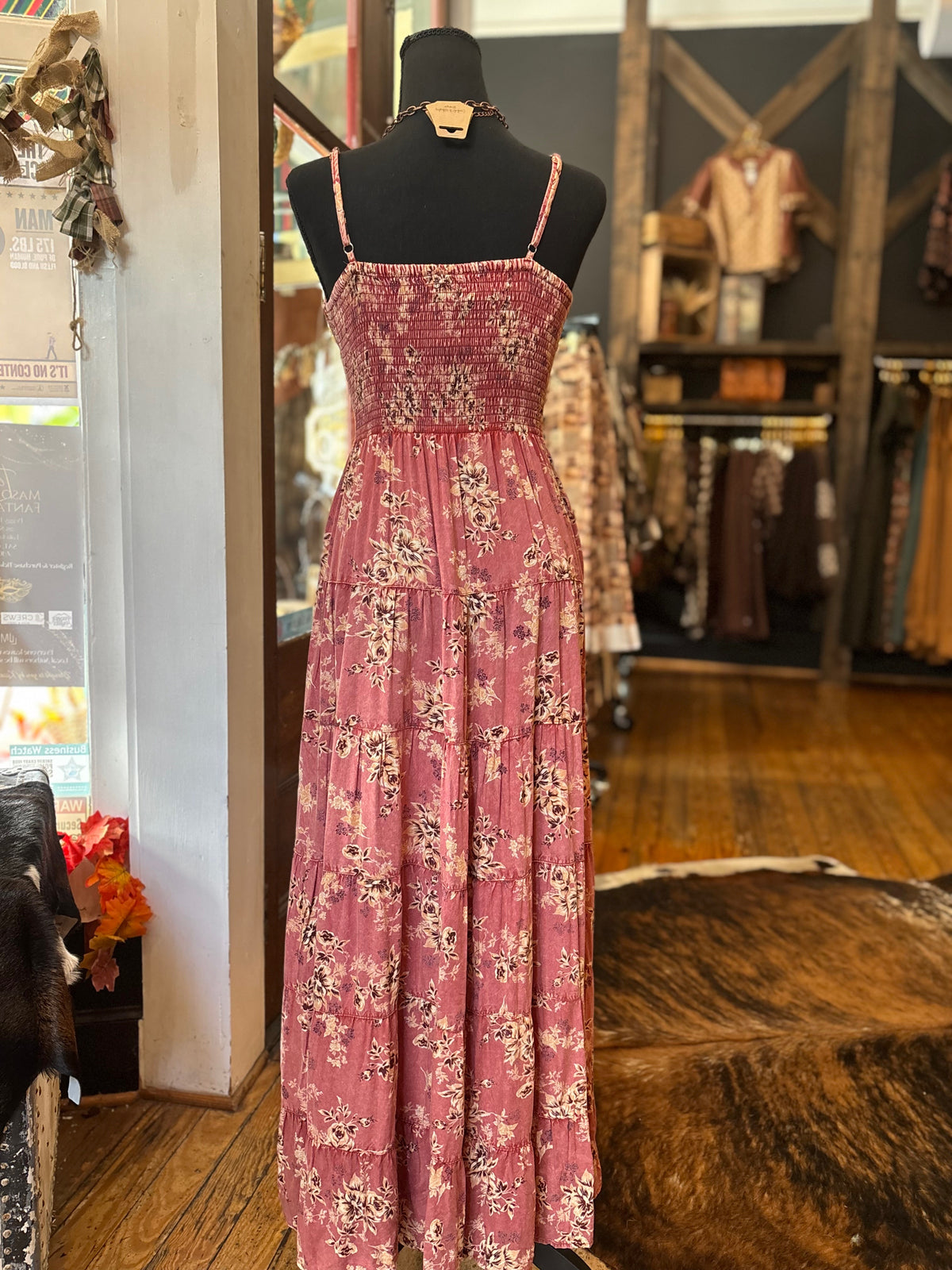 Blushwood – Rose Floral Maxi Dress