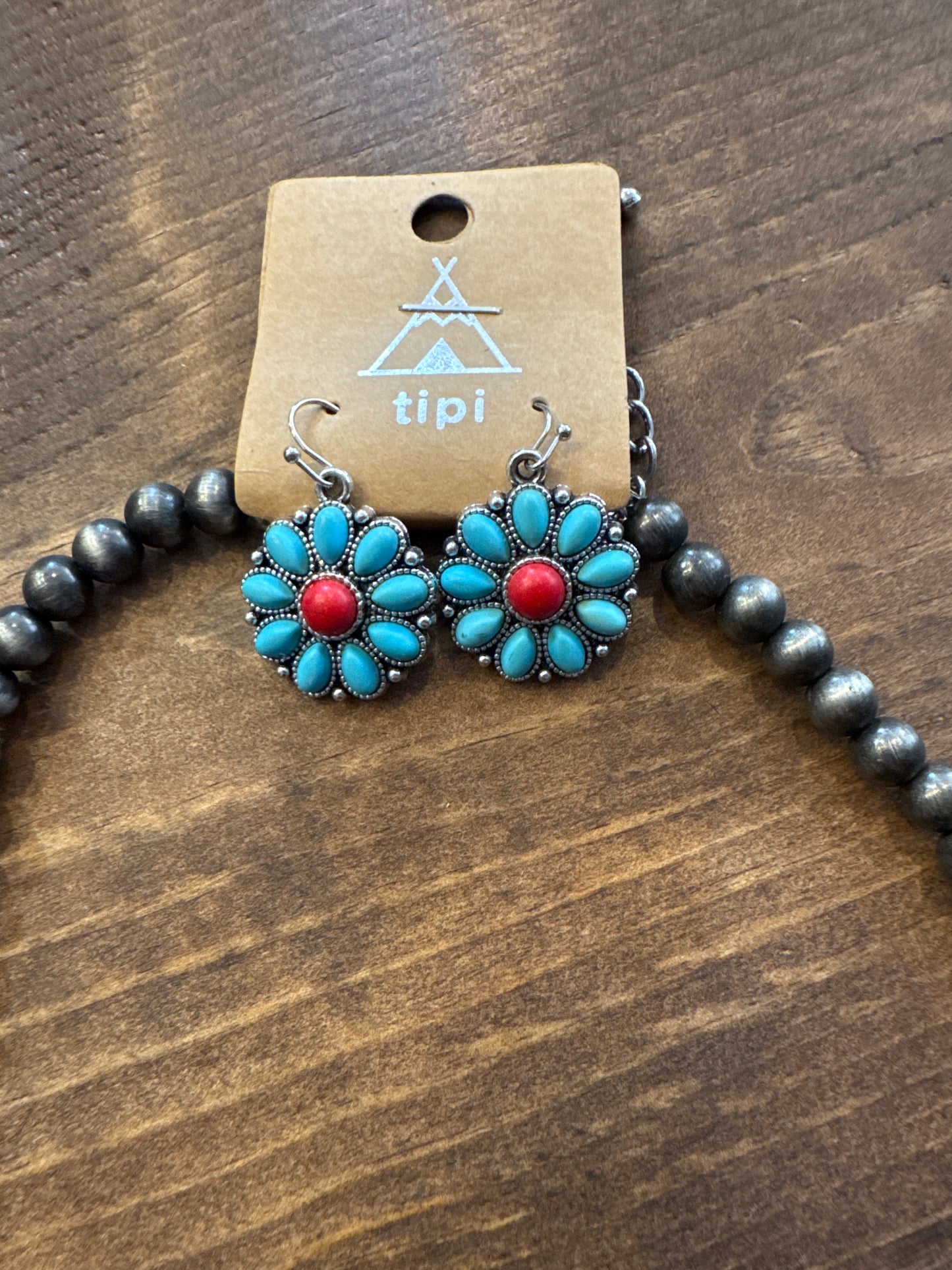 Desert Fire - Concho Necklace