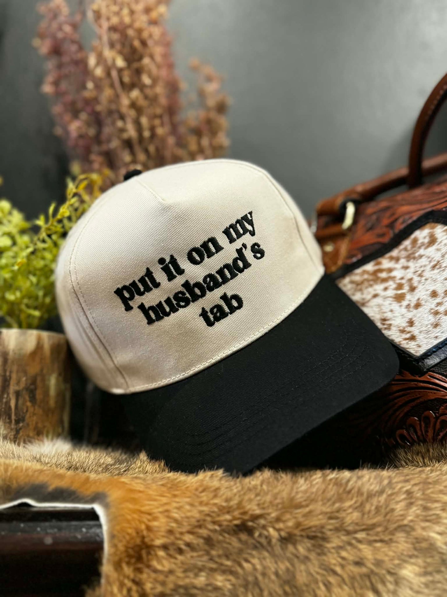 Husbands Tab - Black Trucker Hat