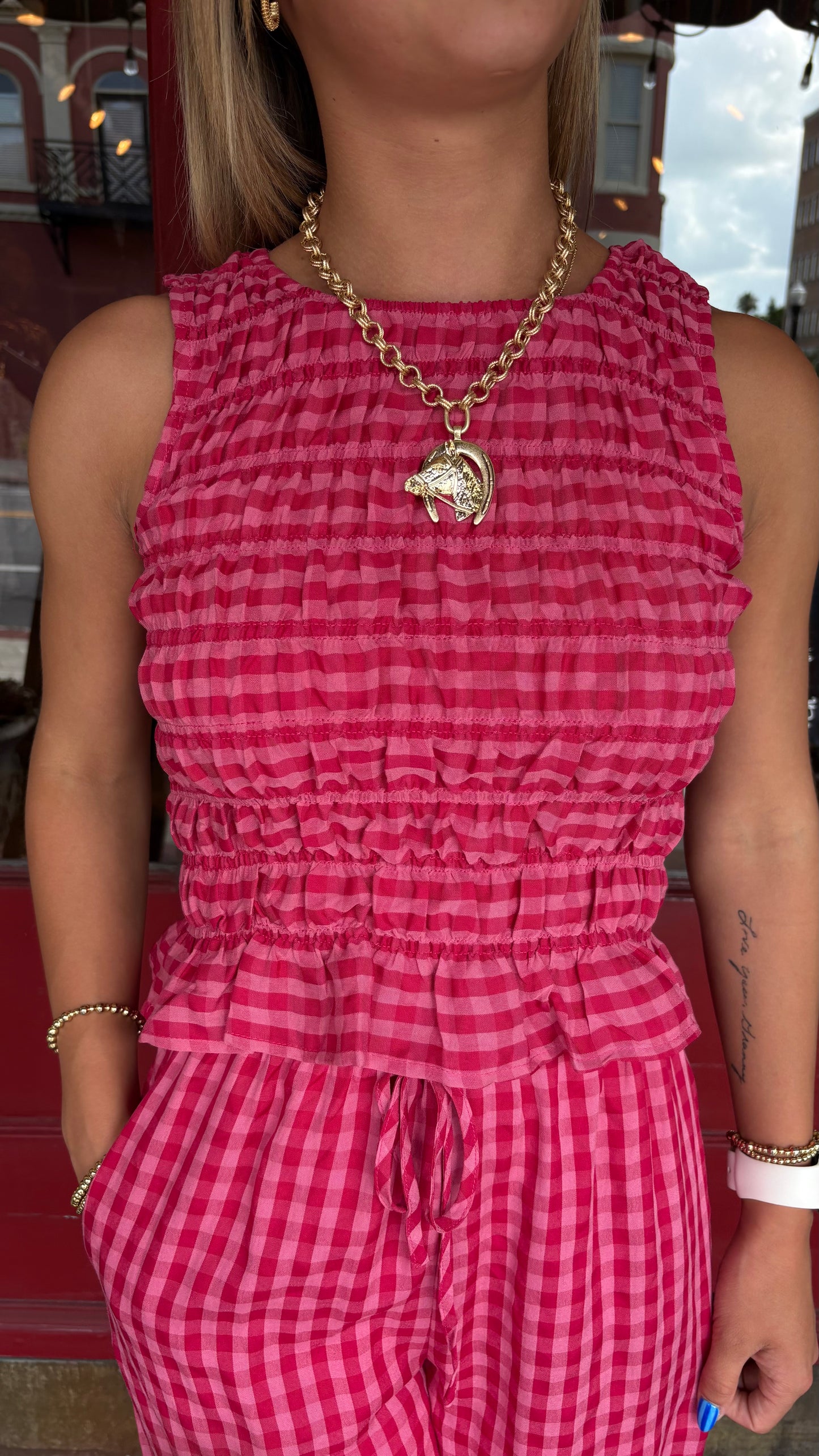 Southern Sweetheart – Gingham Top