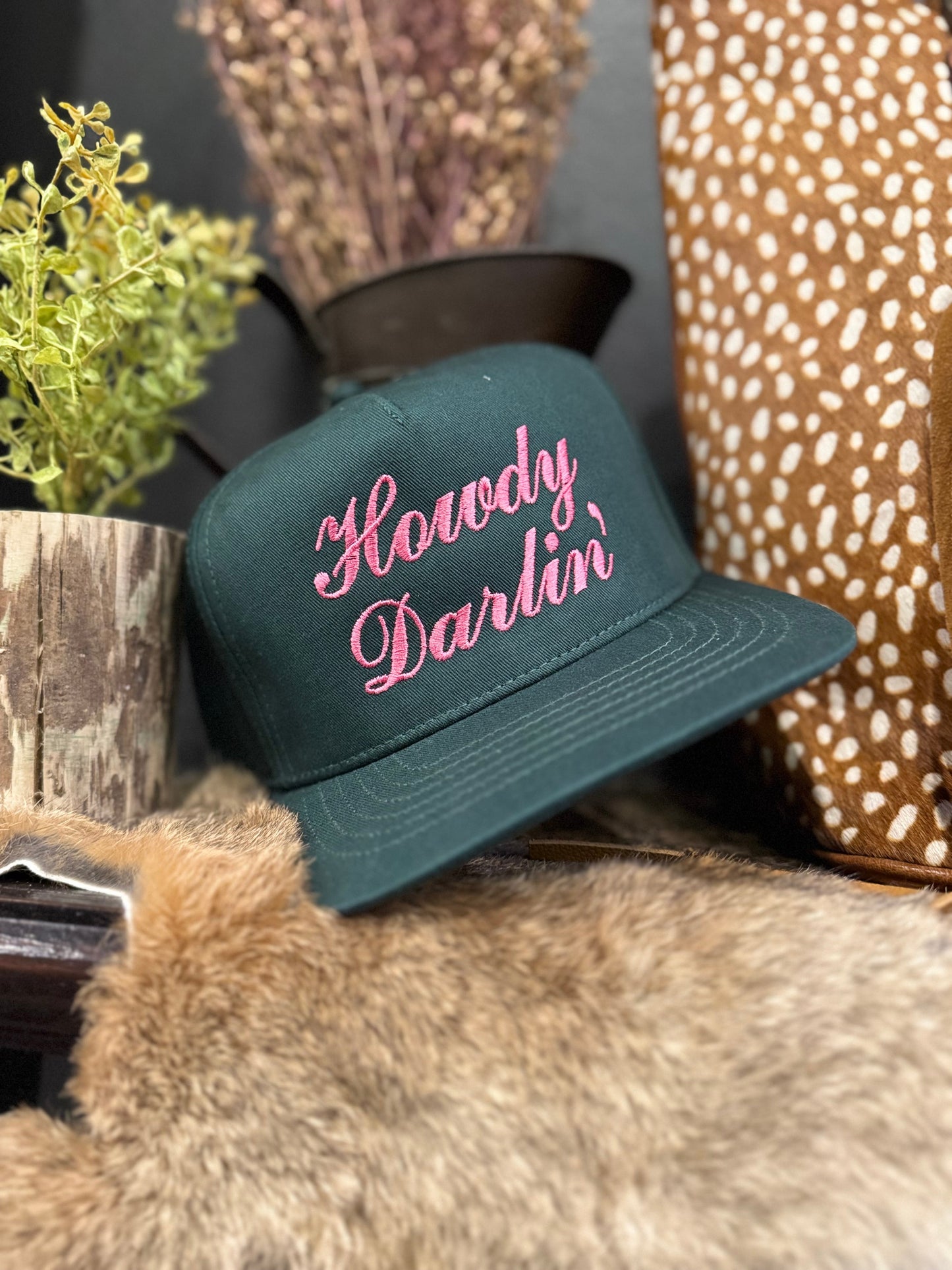 Howdy Darlin' - Green Flat Bill