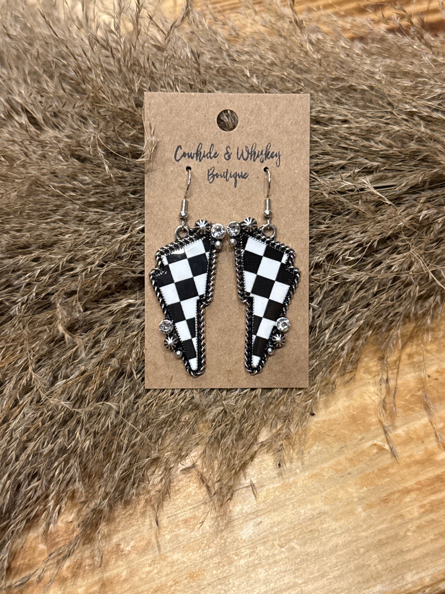 Check Bolt - Earrings