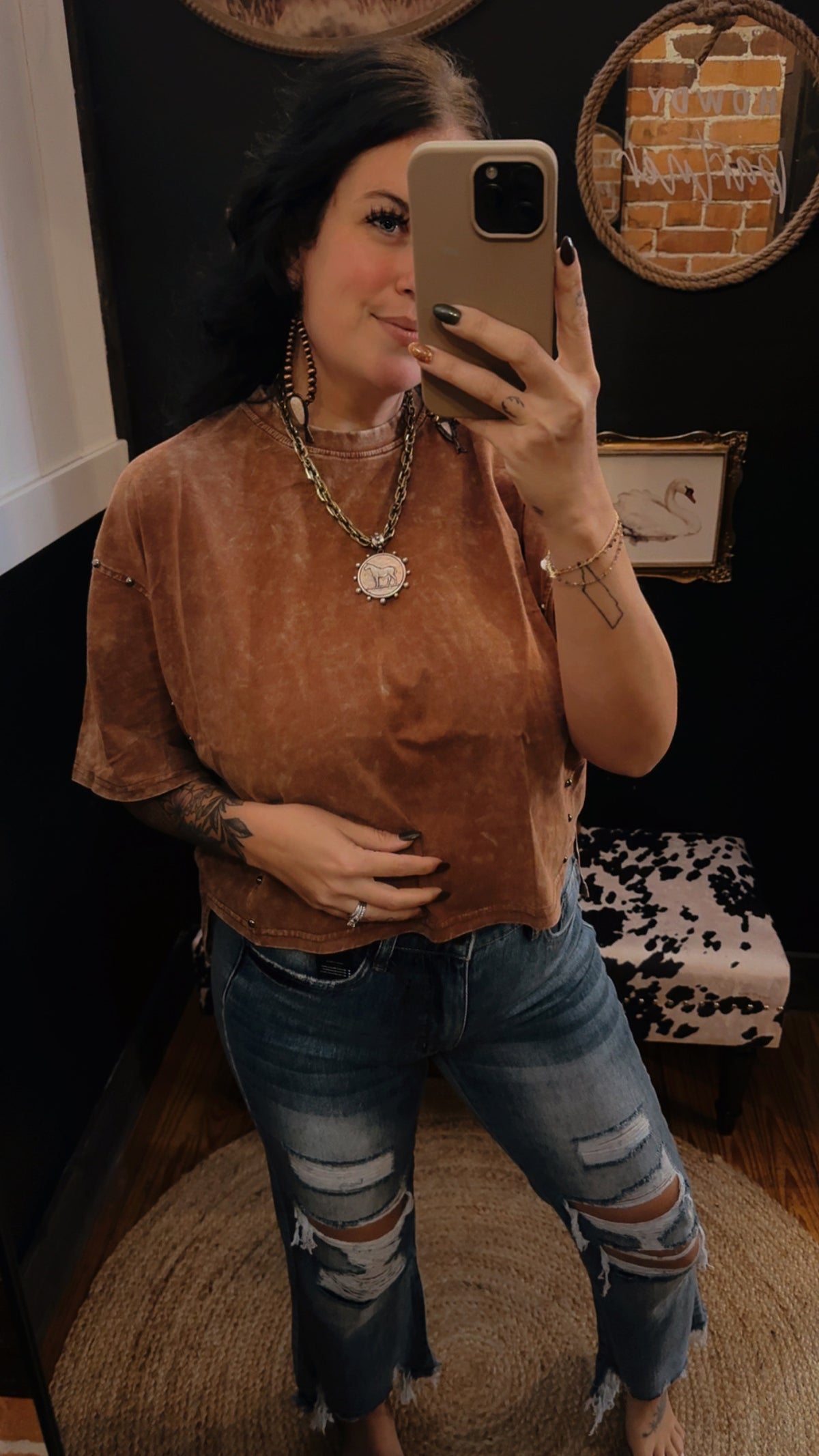 Rusty Rebel – Mineral Wash Top