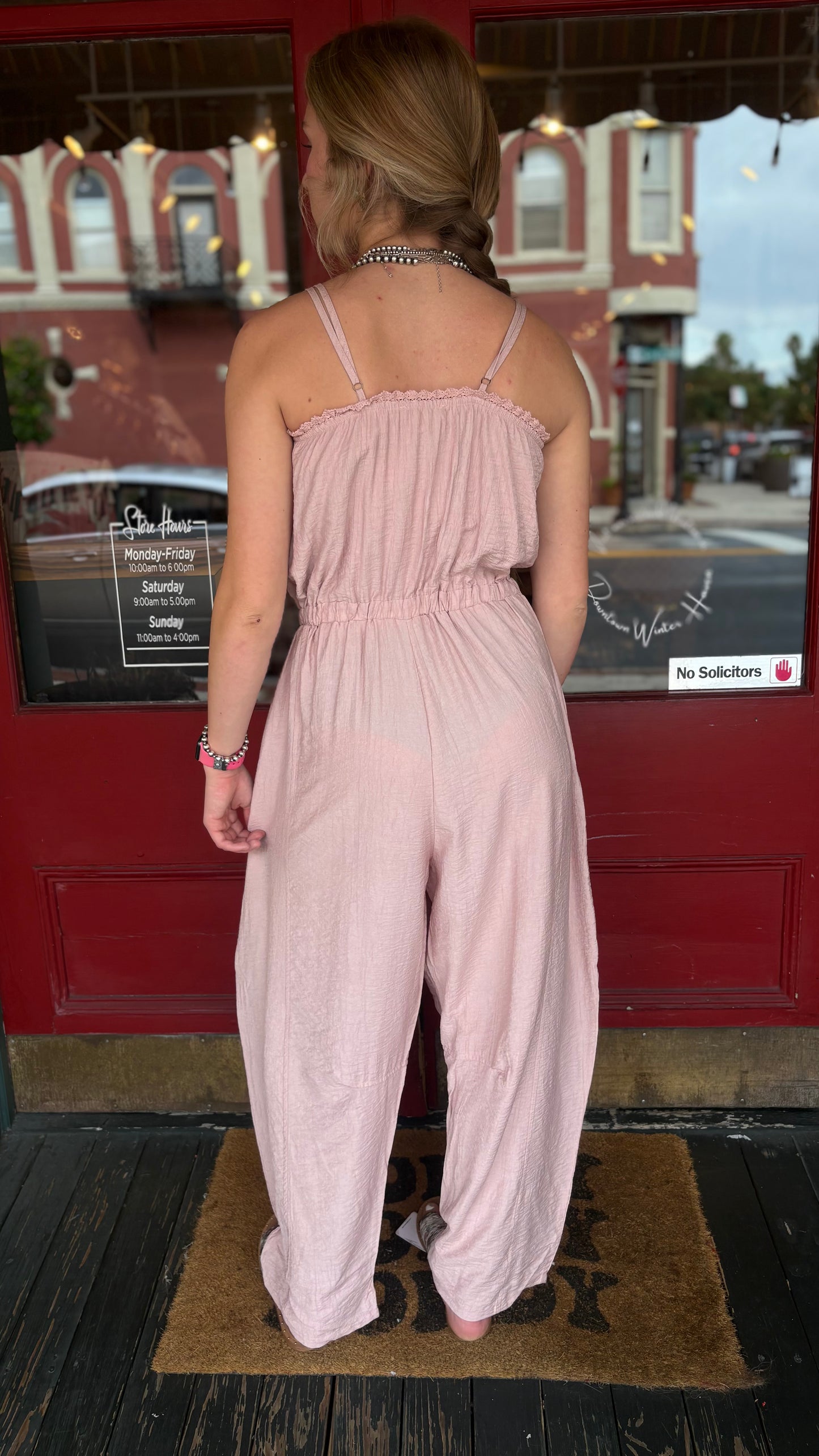 Southern Blush – Pink Jumpsuit