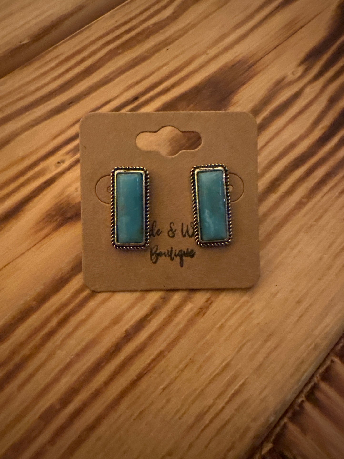 Trough Water Studs - Earrings