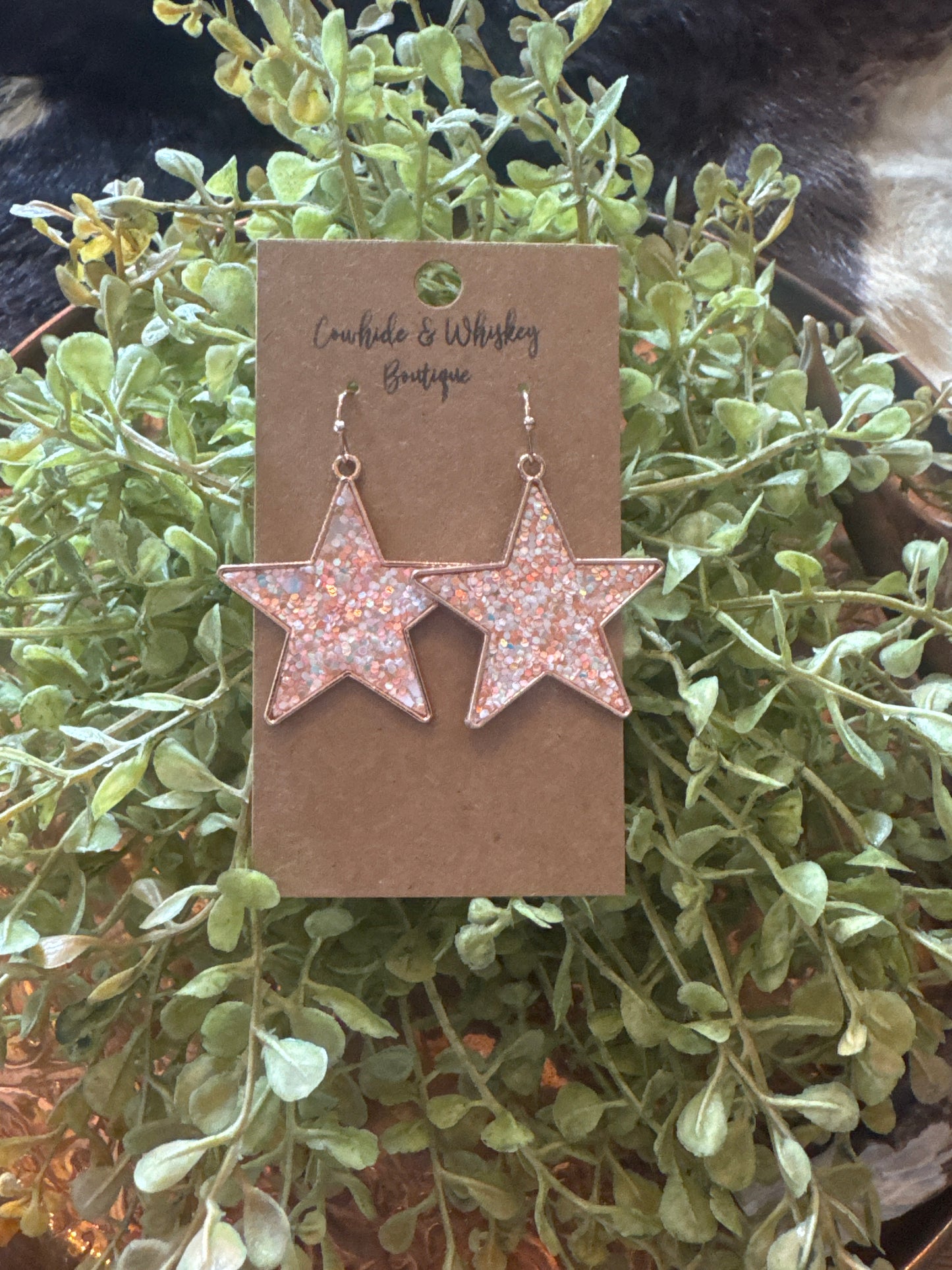 Champagne Stars - Earrings