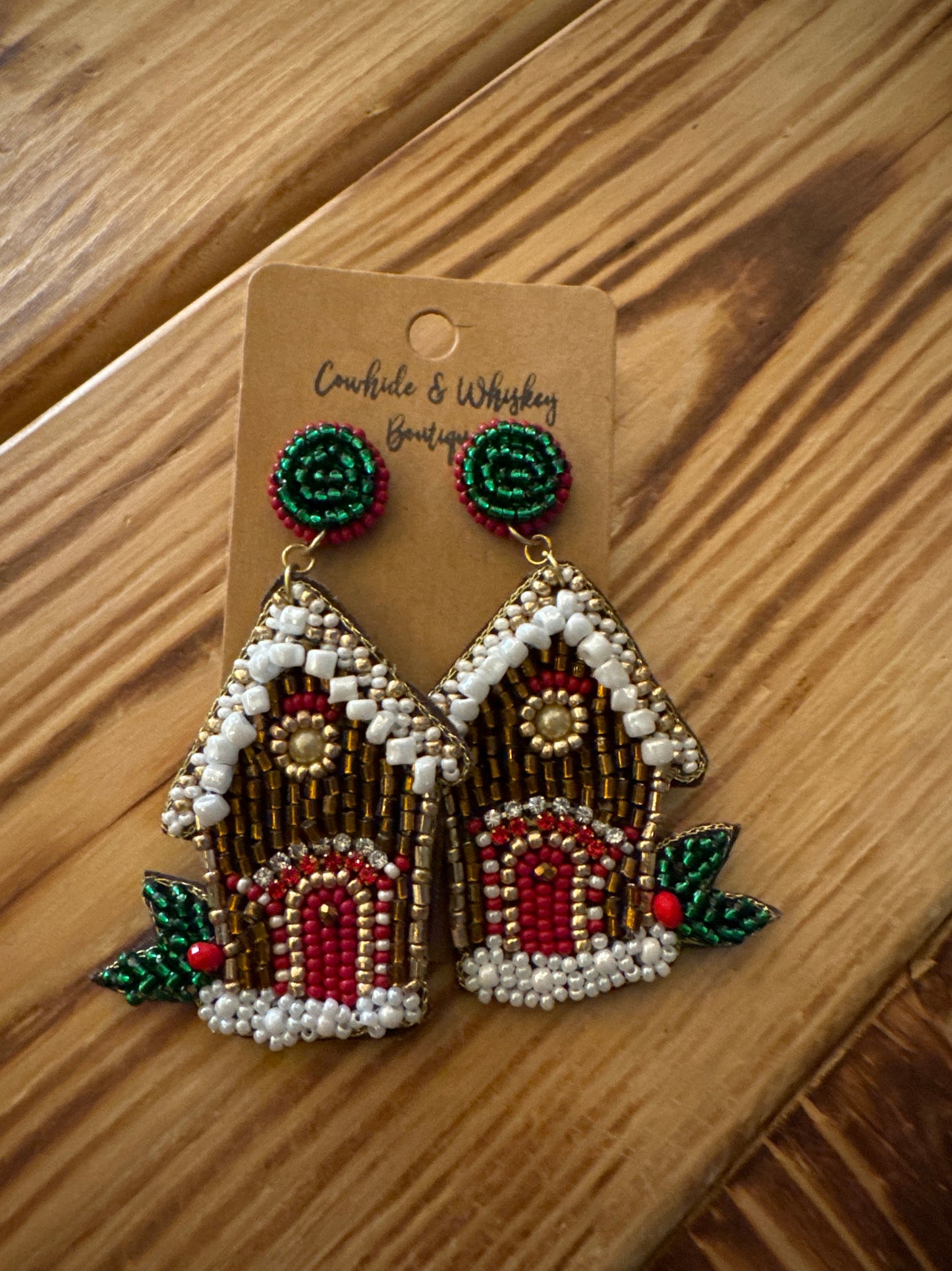 Christmas Cottage - Earrings