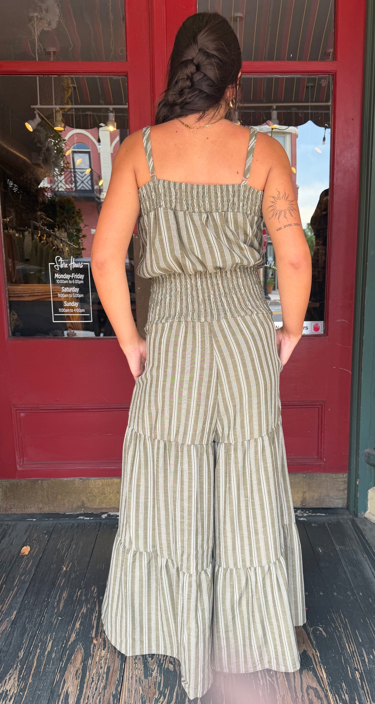 Willow & Wren β Olive Jumpsuit