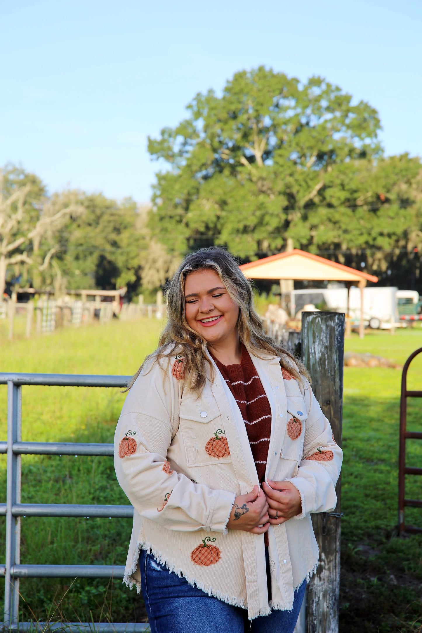The Pumpkin Patch - Corduroy Shacket