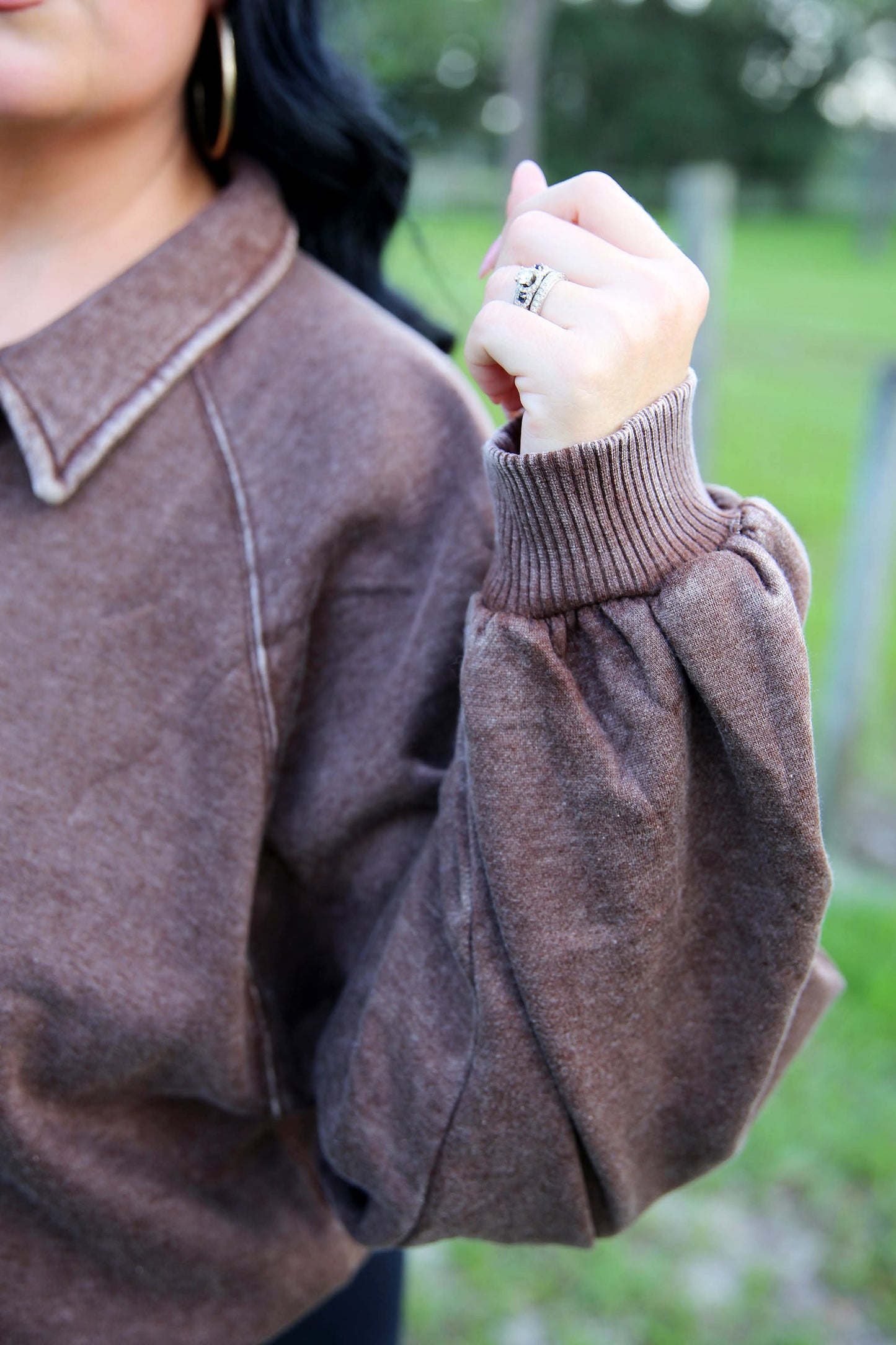 First Chill – Brown Quarter Snap Pullover