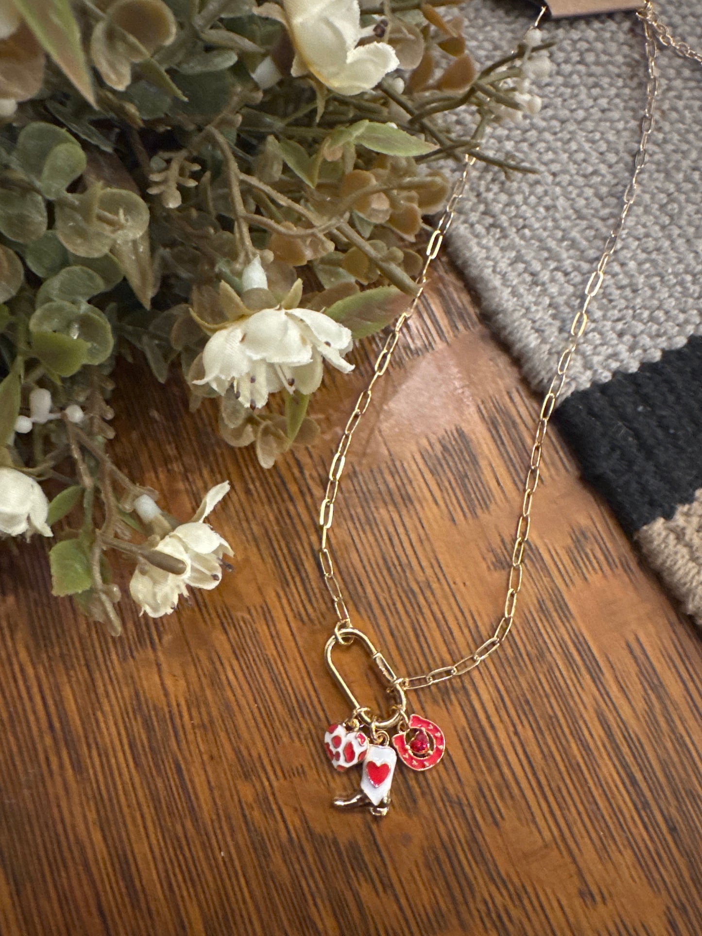 Cowgirl Sweetheart - Charm Necklace