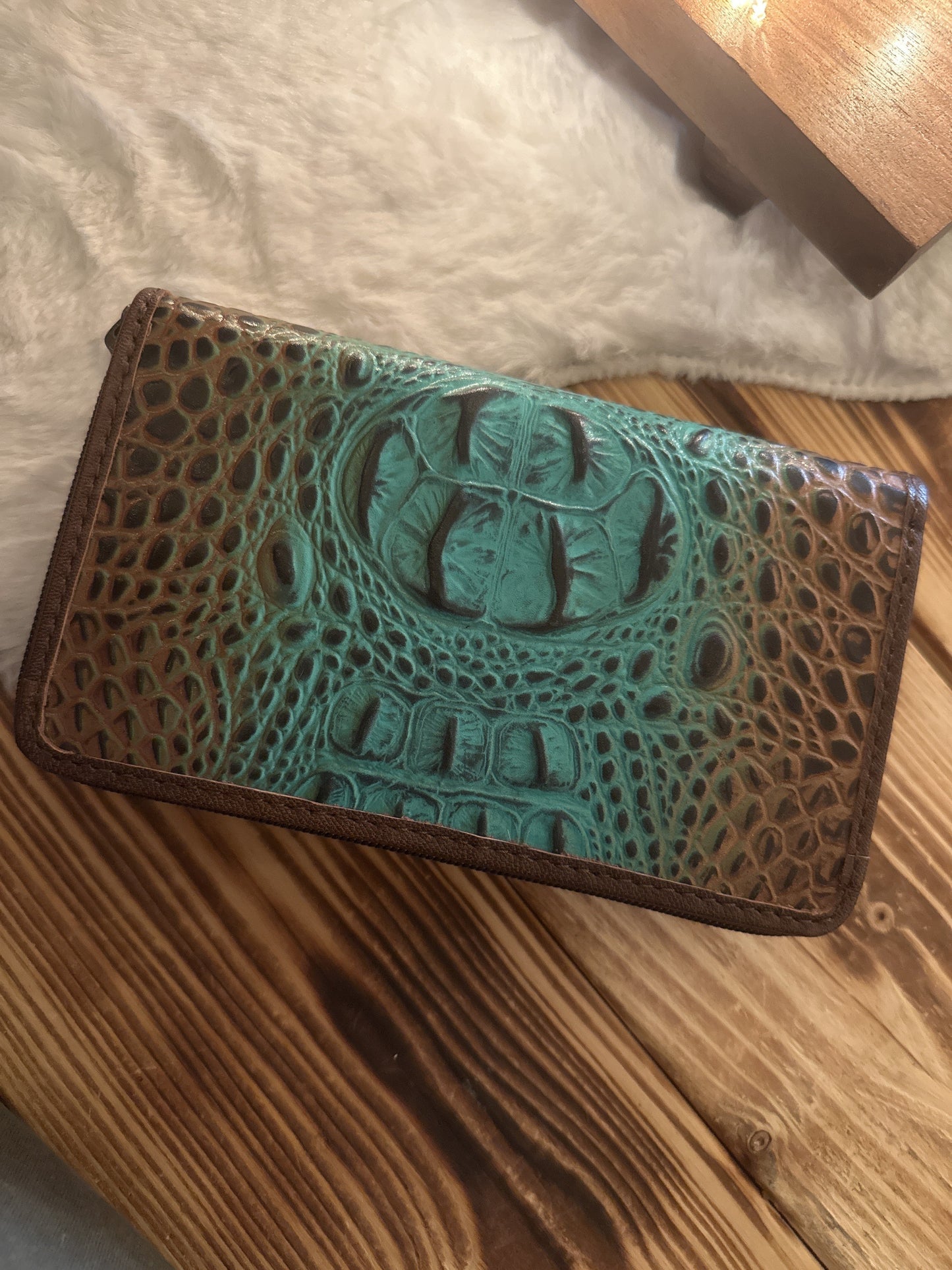 Gambling Gator - Wallet/Clutch Duo