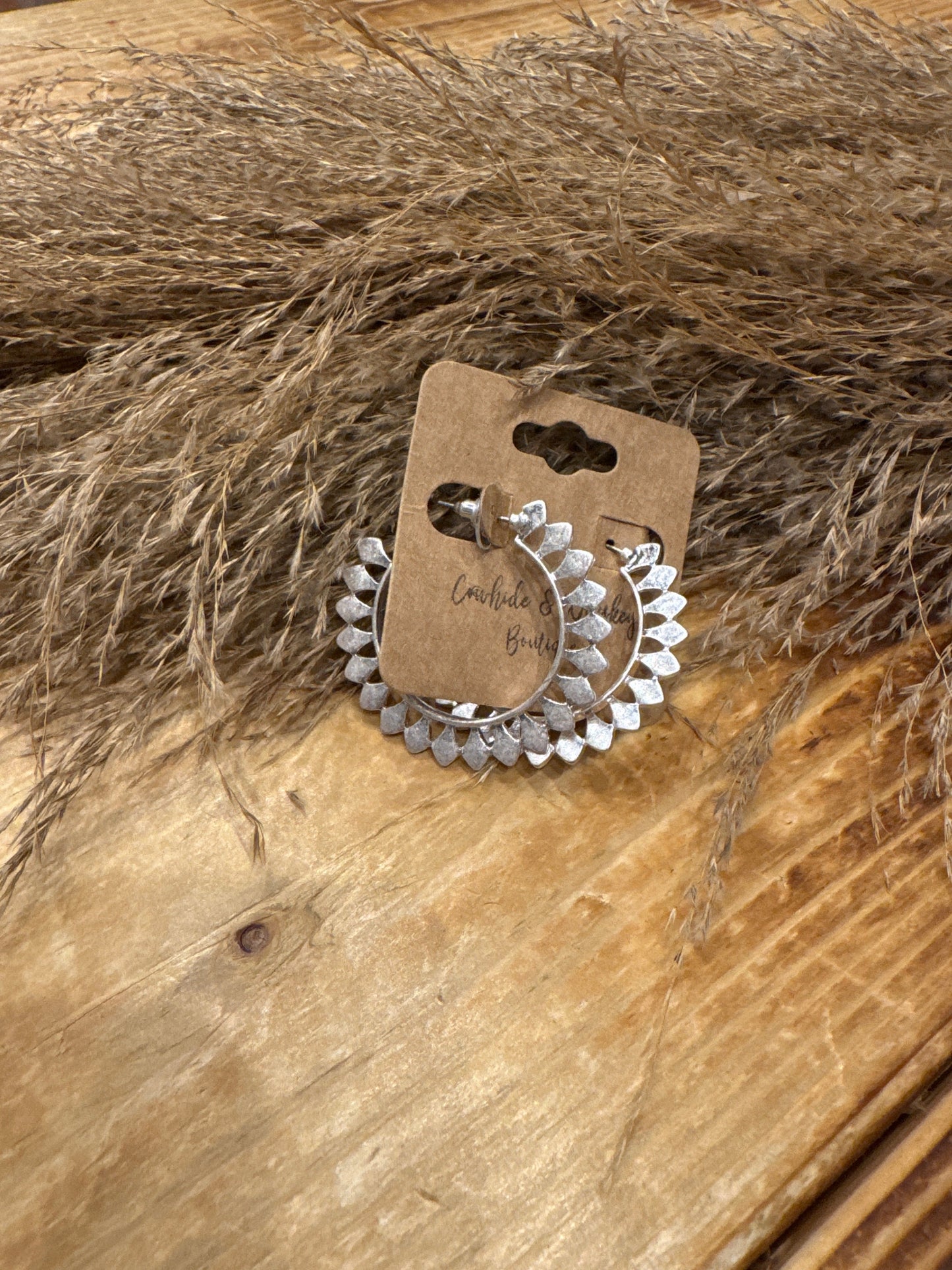 Sun Dial Hoops - Earrings