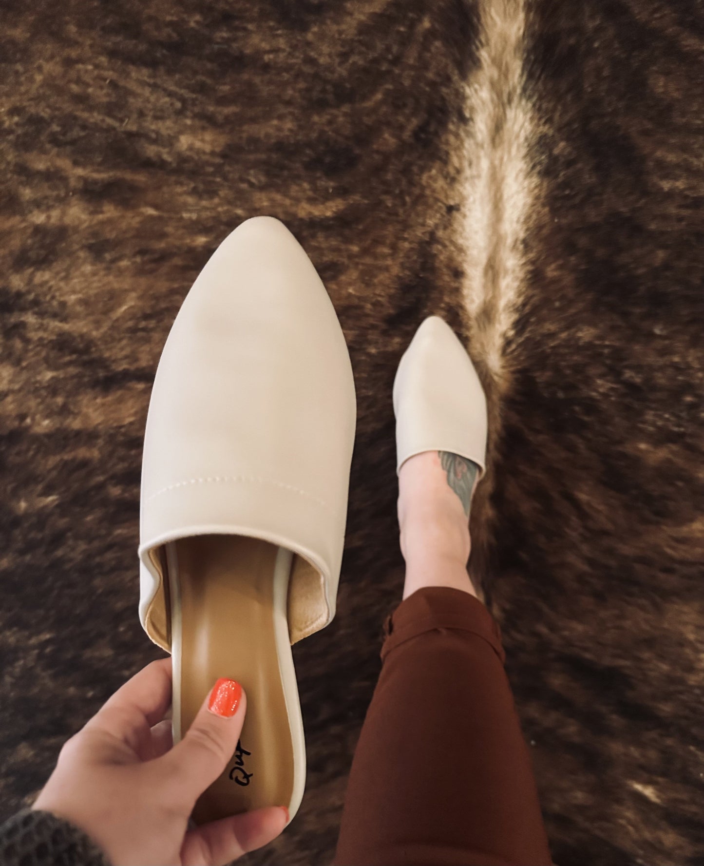 Winter Wishes - Warm Grey Mules