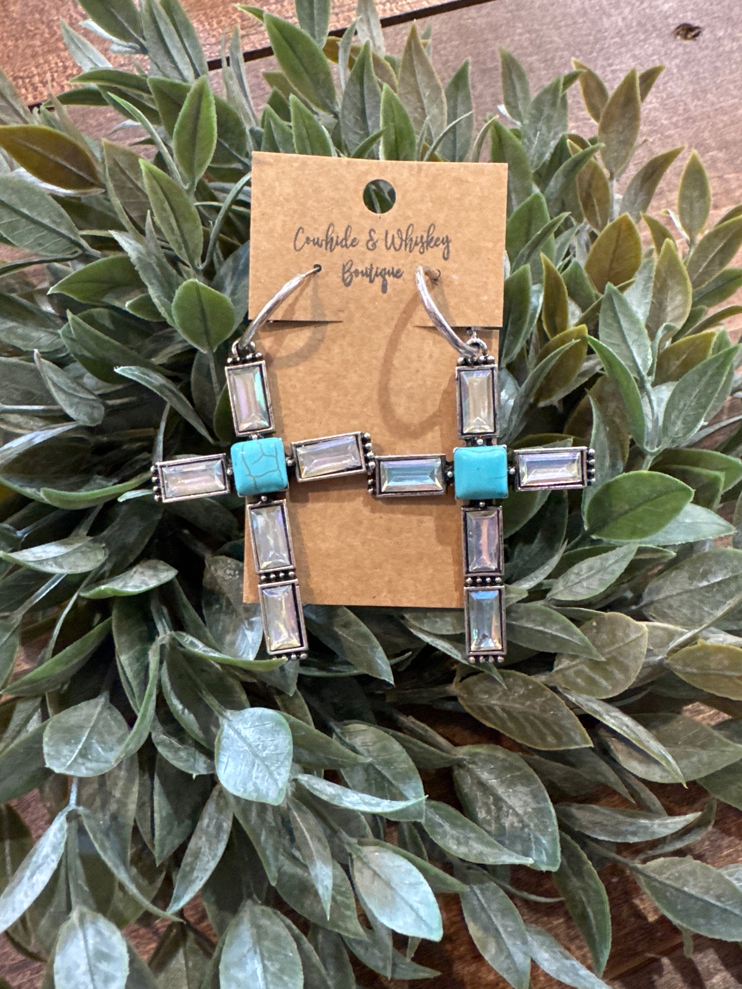 Southern Charm Cross - Earrings