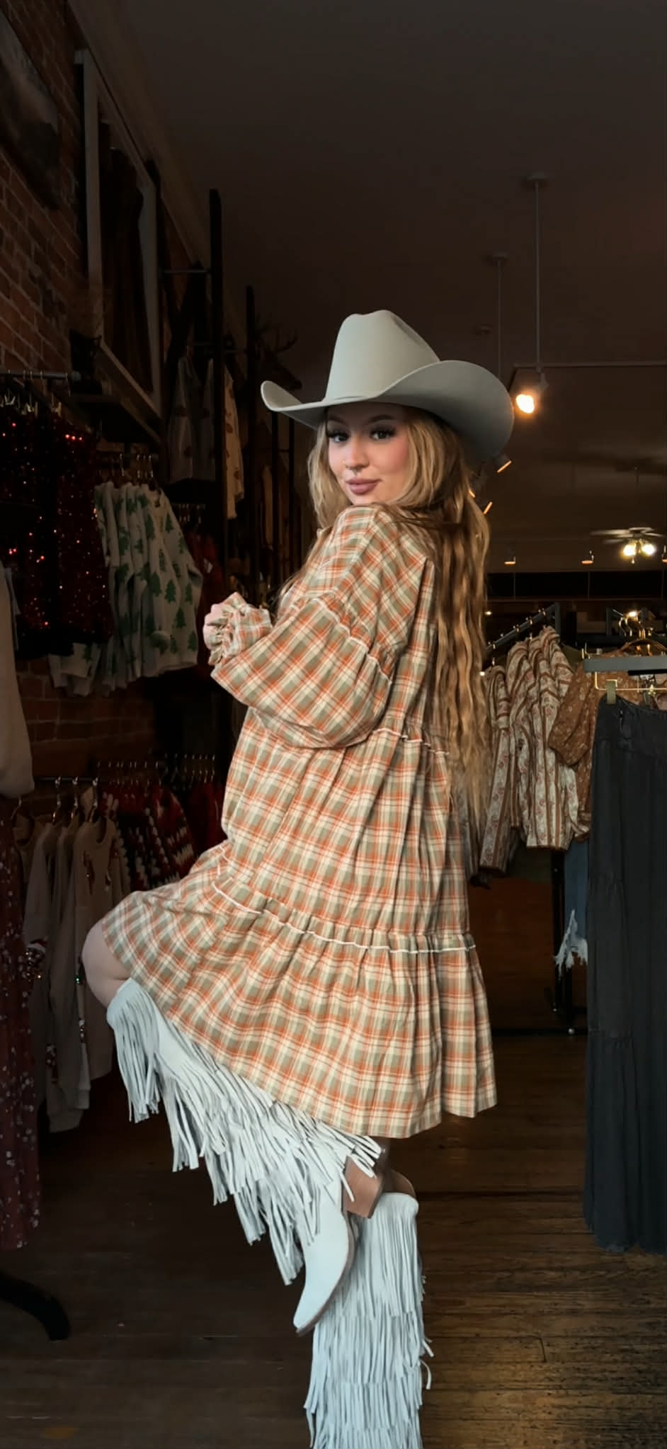 Autumn Valley - Plaid Mini Dress