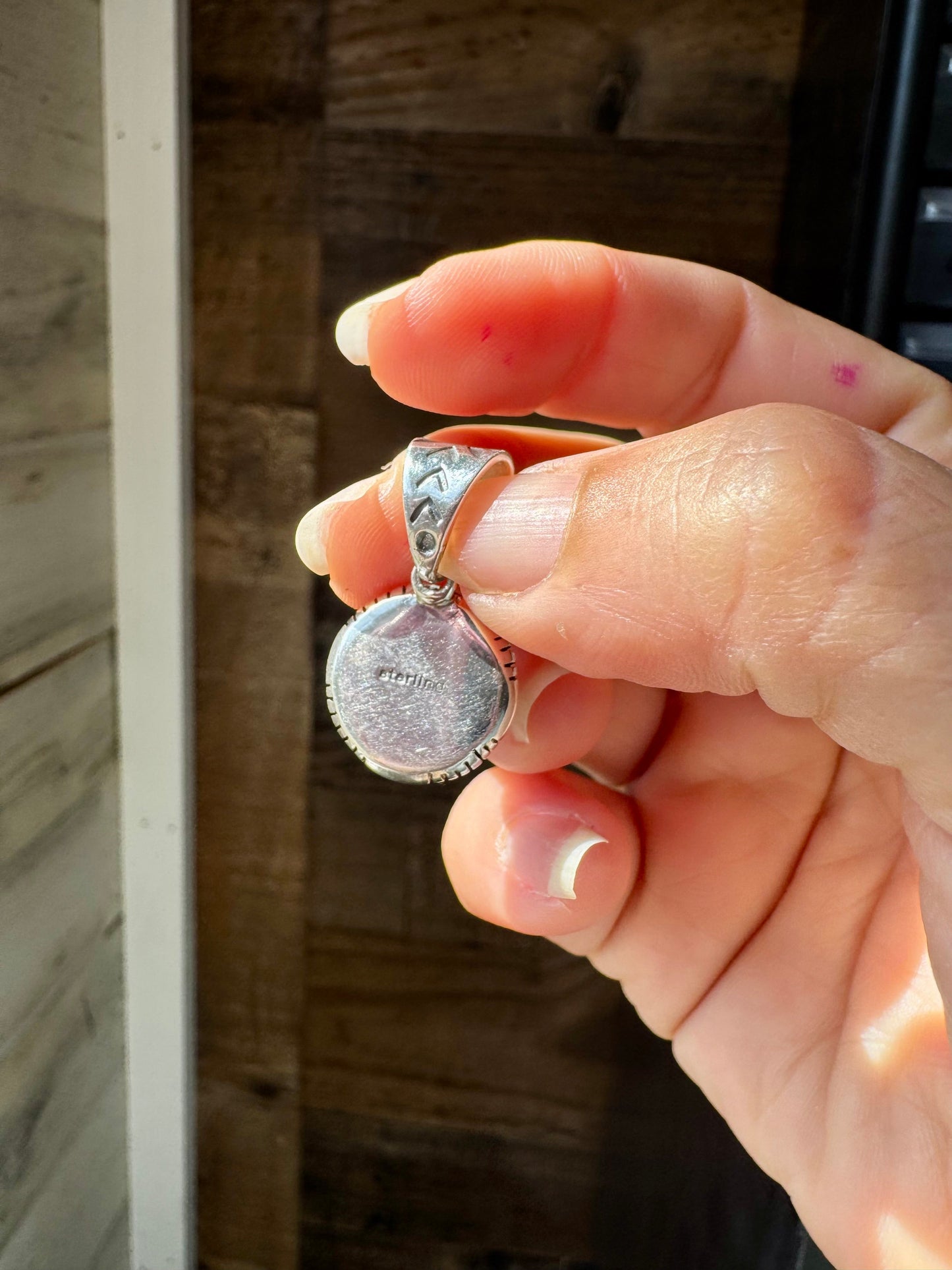 Small Purple Spiny Oyster Pendant – Sterling Silver, USA Made