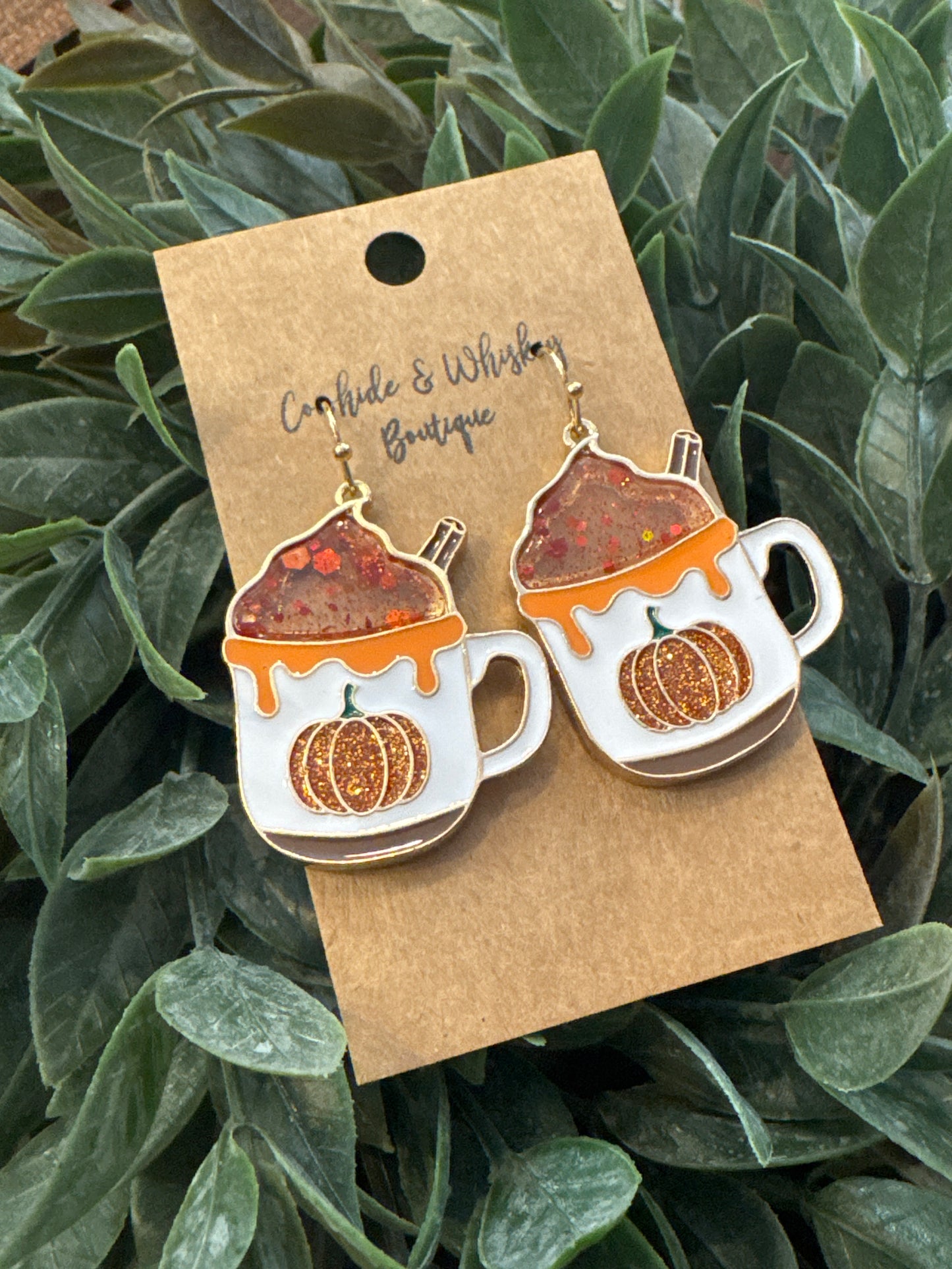 Pumpkin Spicy Cups - Earrings