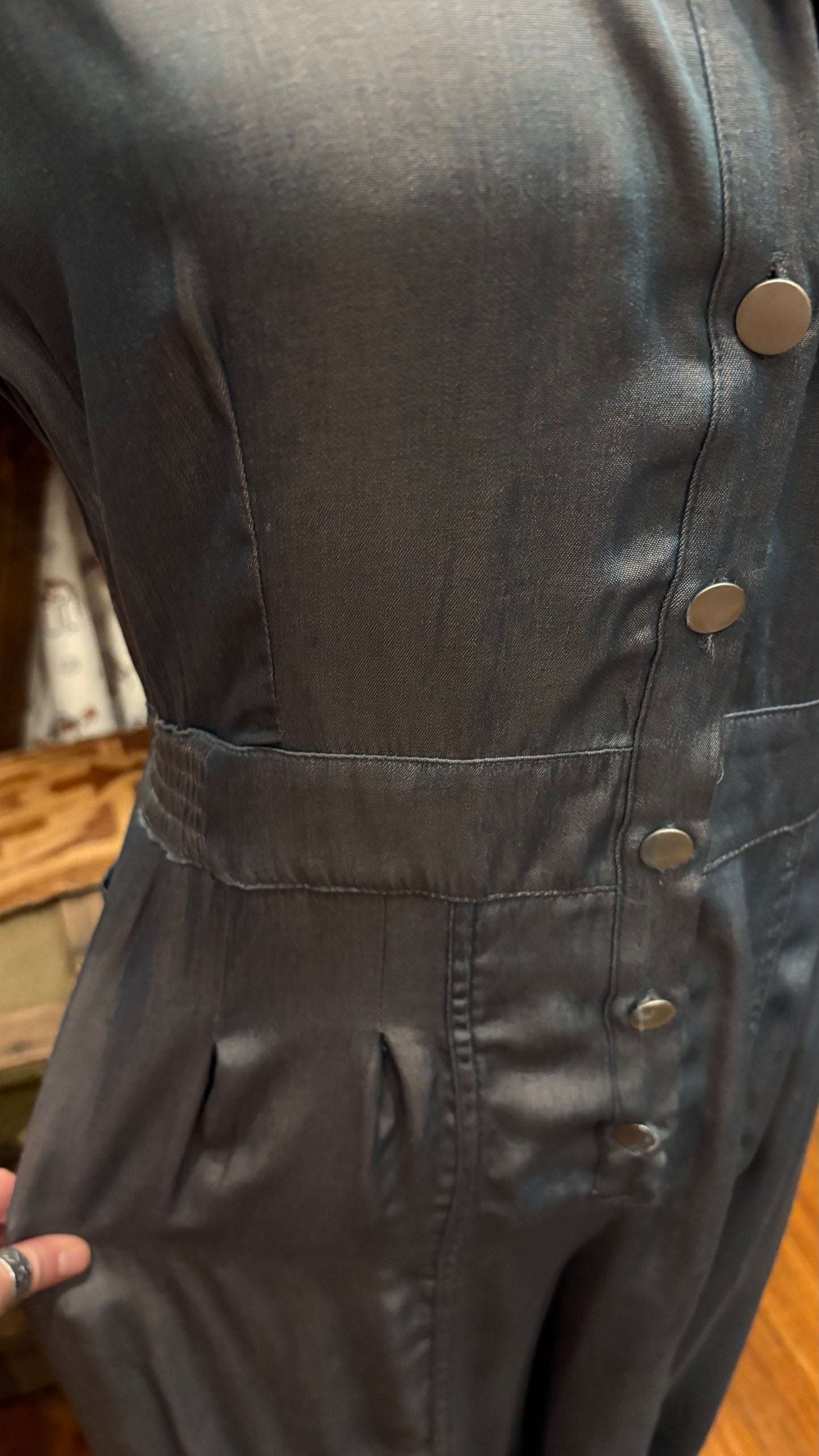 Riverbend β Blue Shimmer Jumpsuit