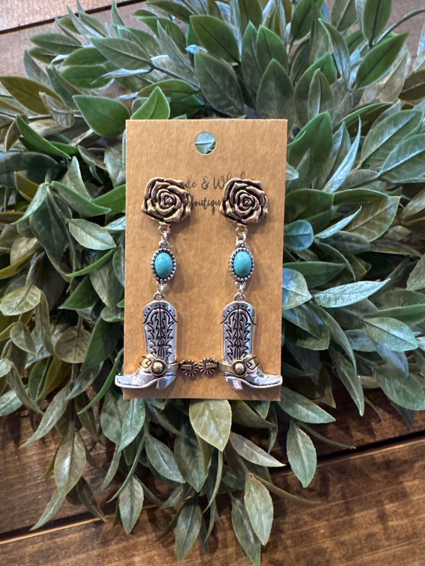 Rodeo Rose - Earrings