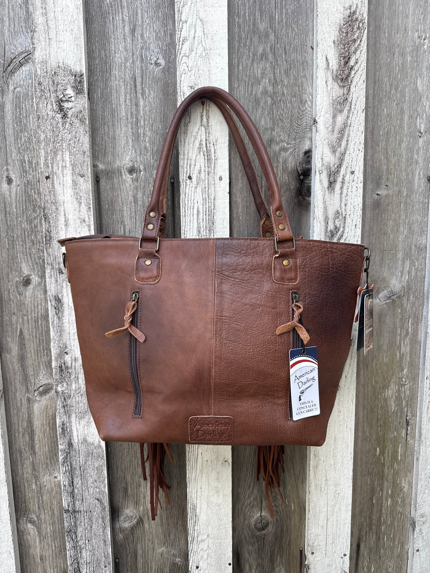 Brahma Pocket - Hide Leather Tote