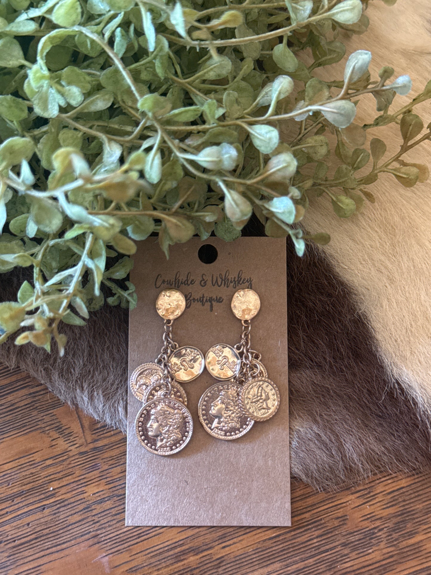 Queens Coin - Earrings