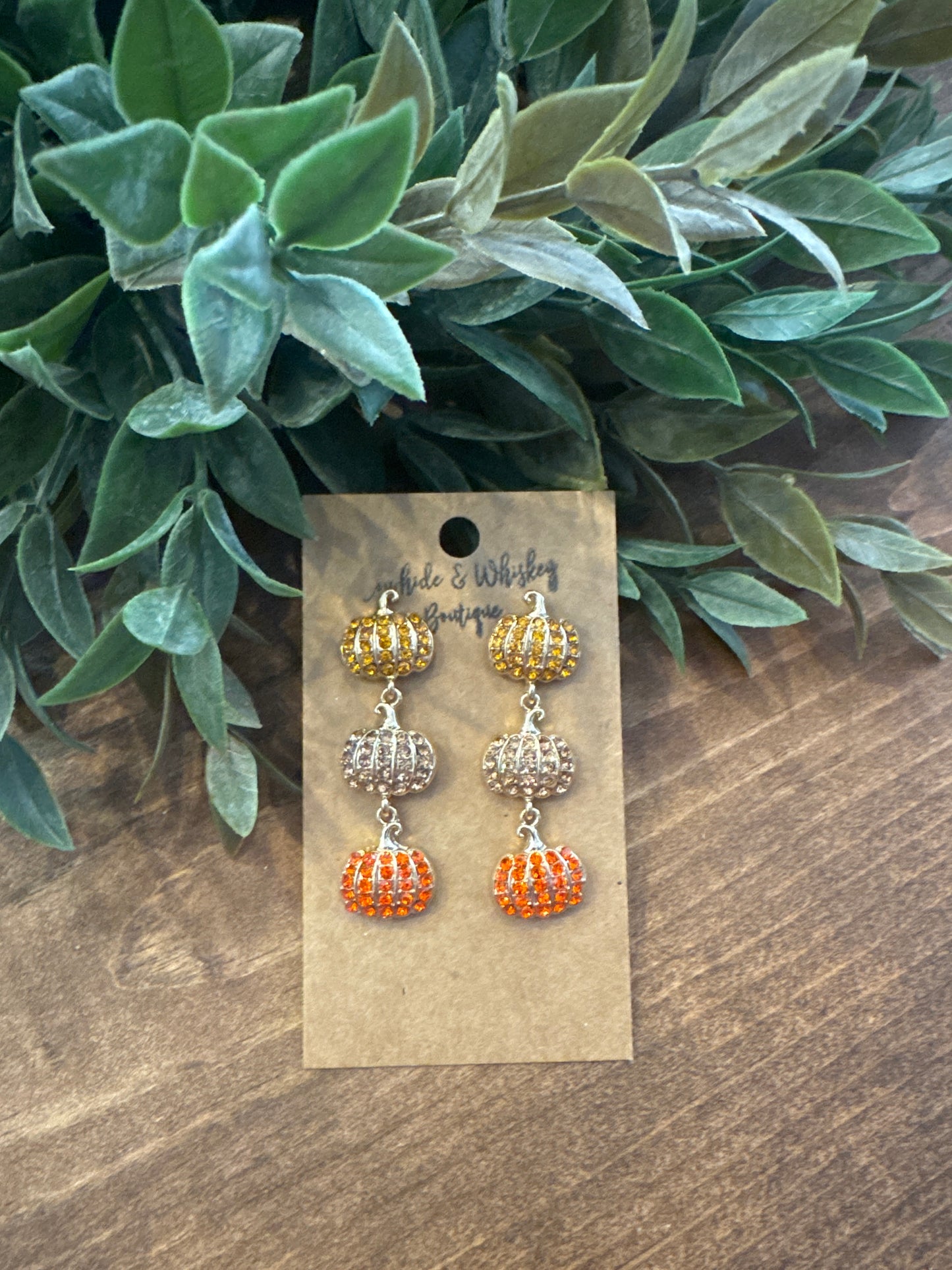 Pumpkin Trio - Earrings