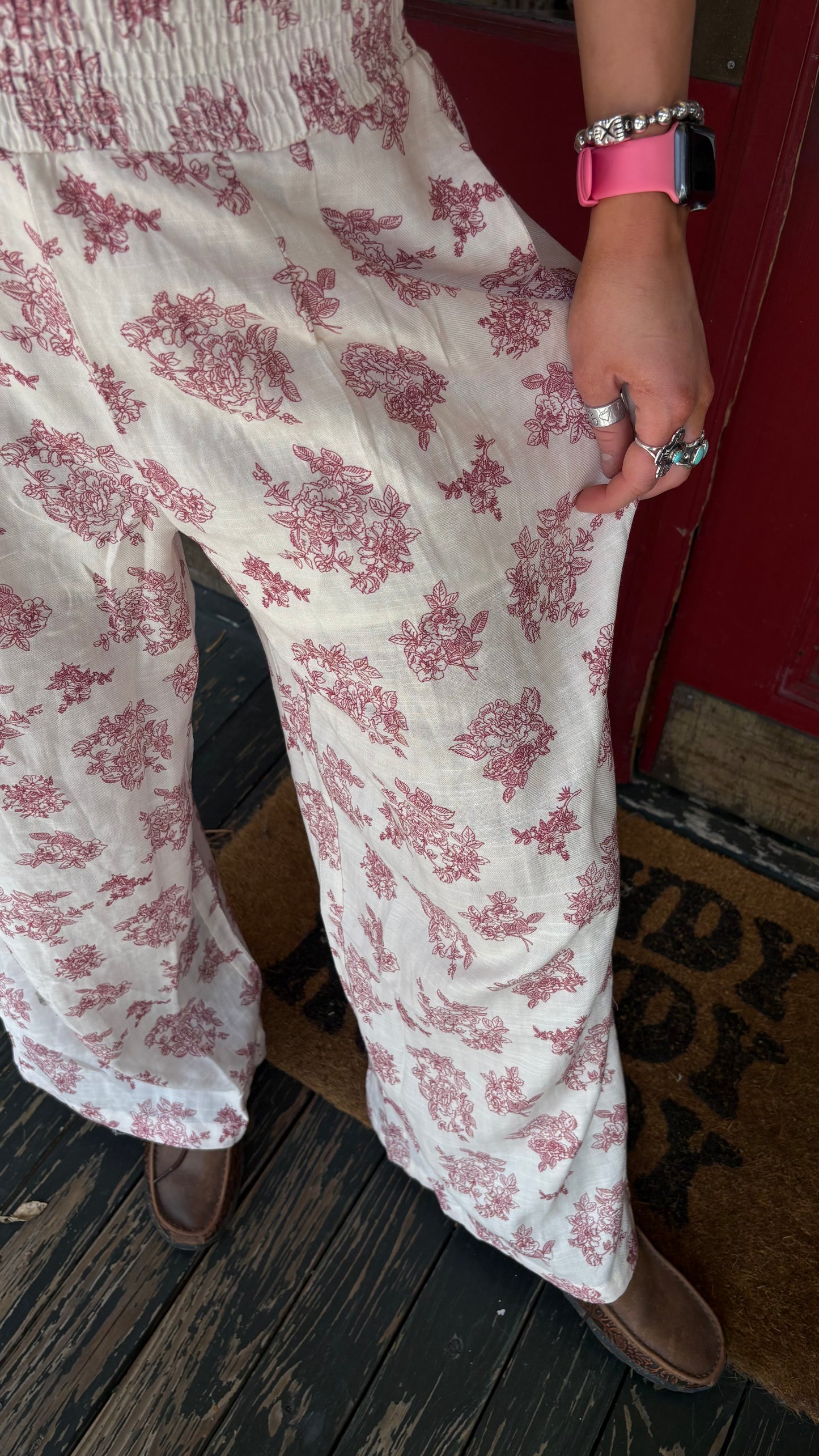 Southern Petals – Burgundy Set