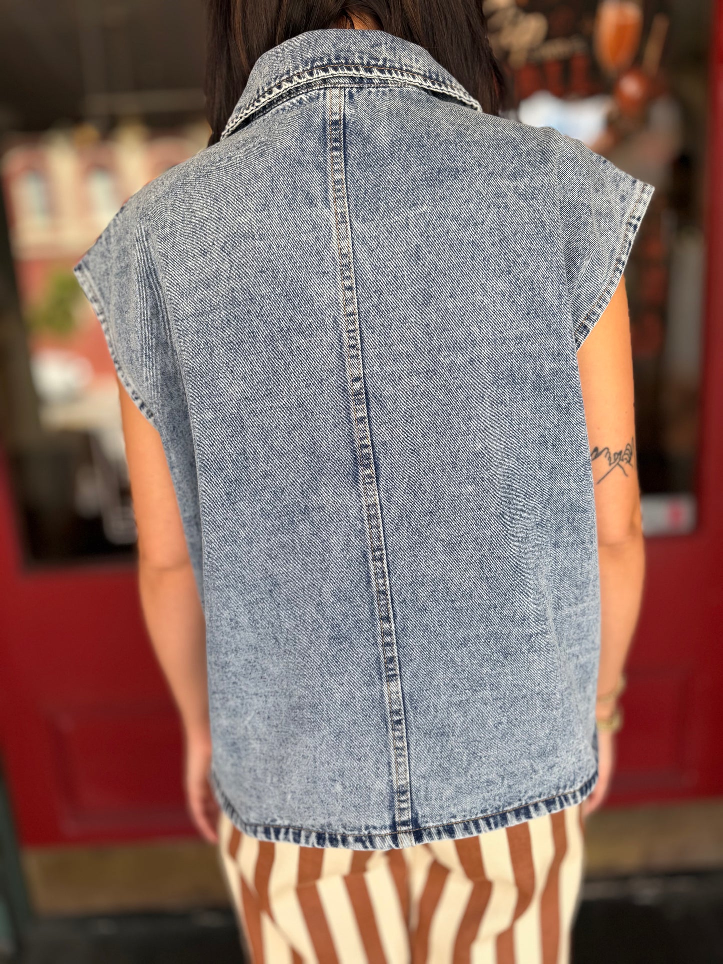Denim Drifter – Denim Sleeveless Top