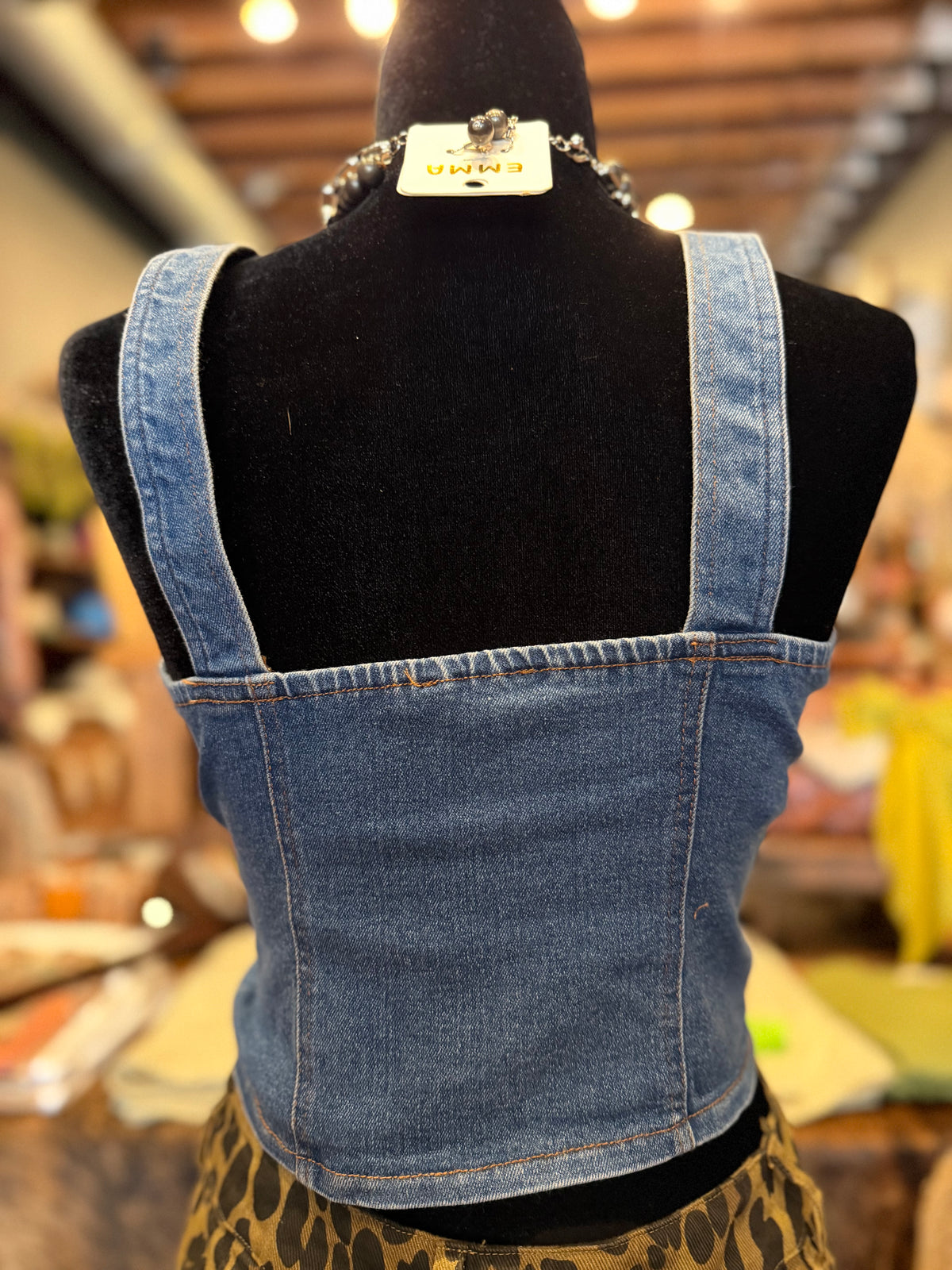 Hard to Handle – Denim Top