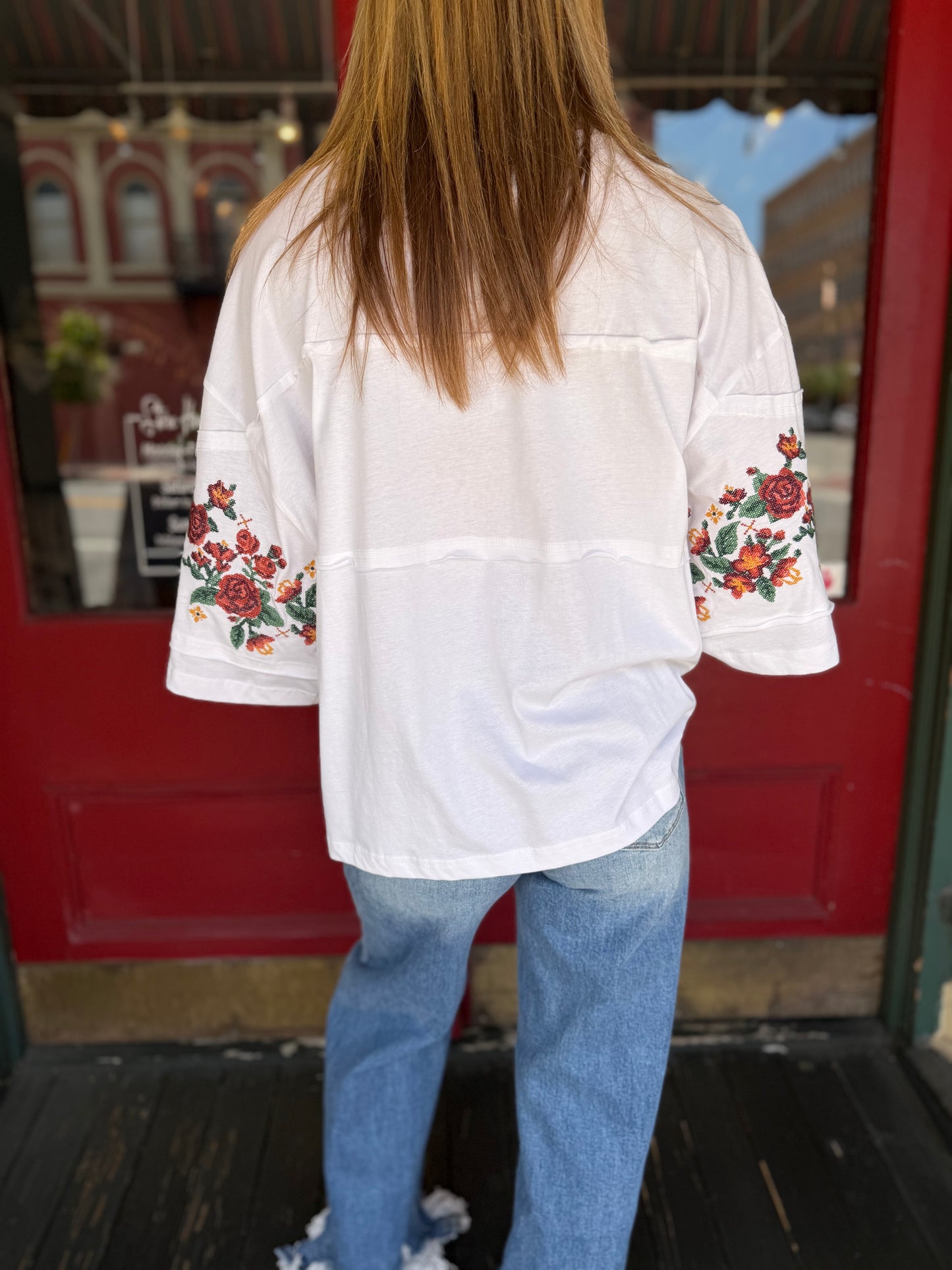 Wildflower Stitch – Embroidered Knit Top