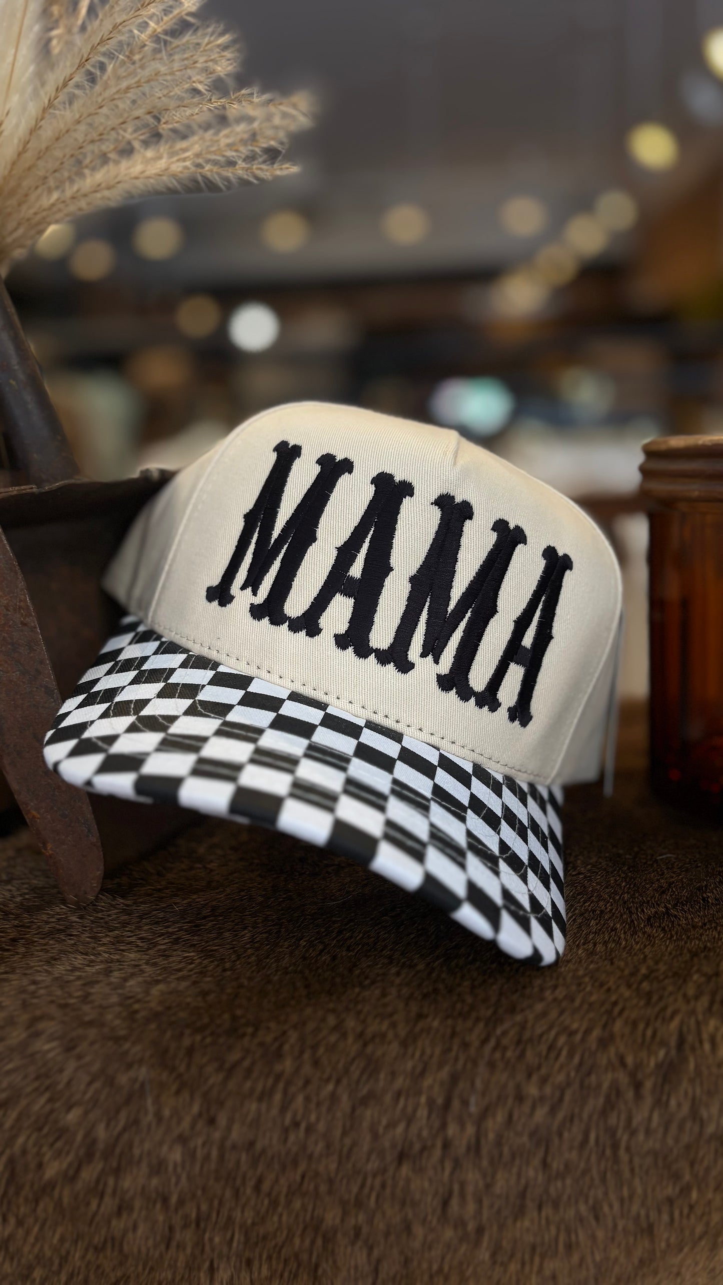 MAMA Checkered - Trucker Hat