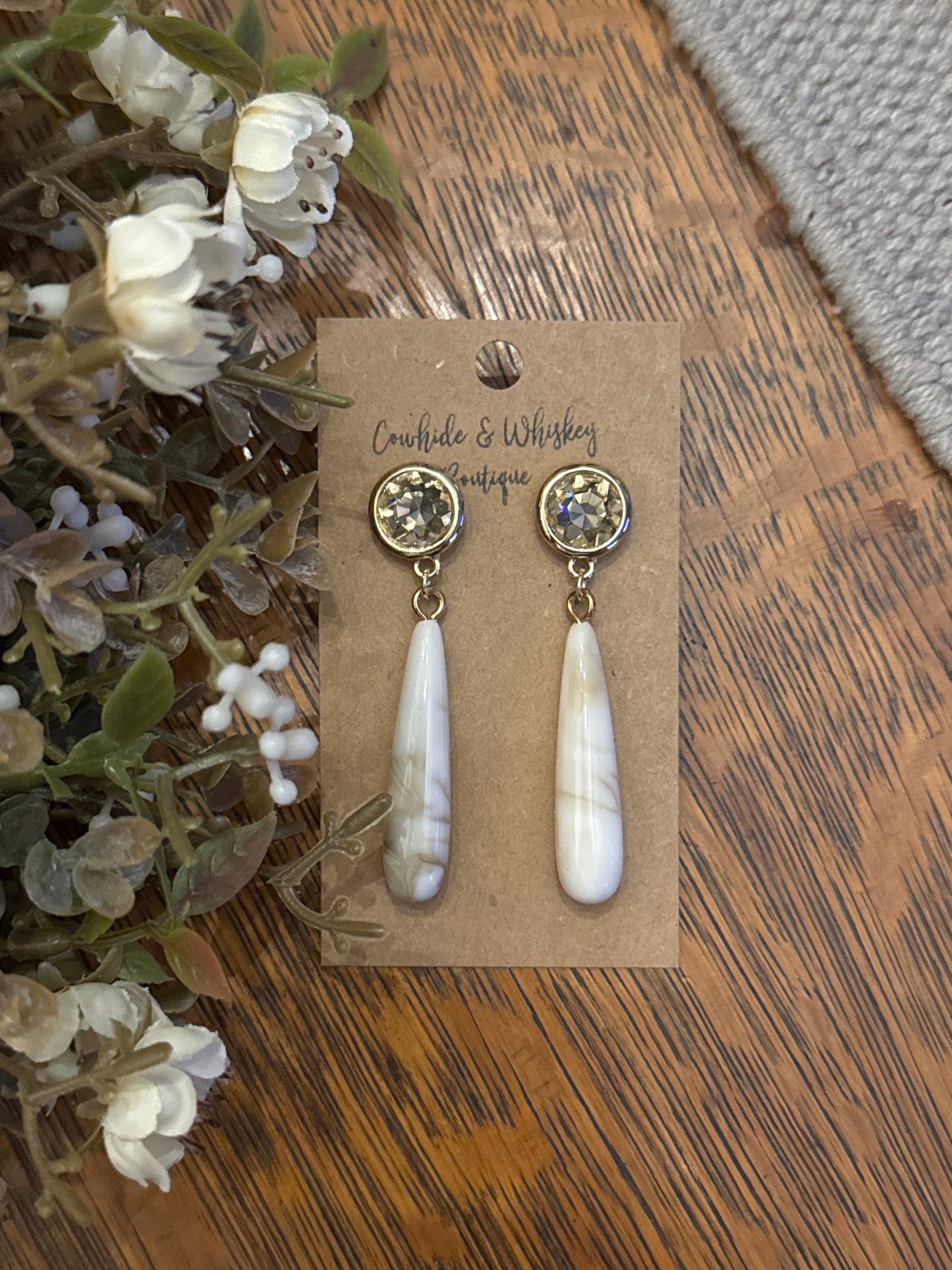 Marble Drop - Earrings