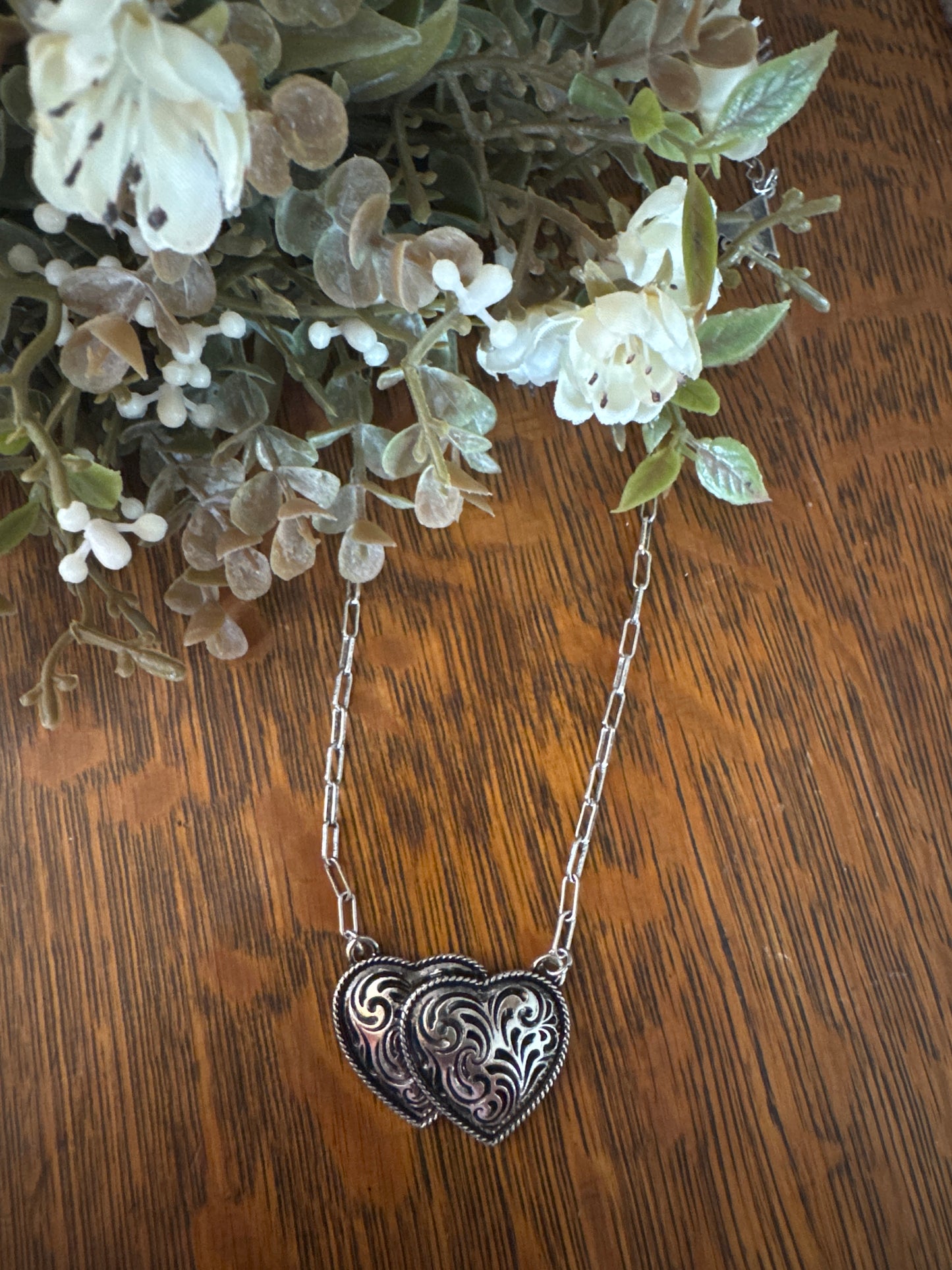 Double Heart Tool - Necklace