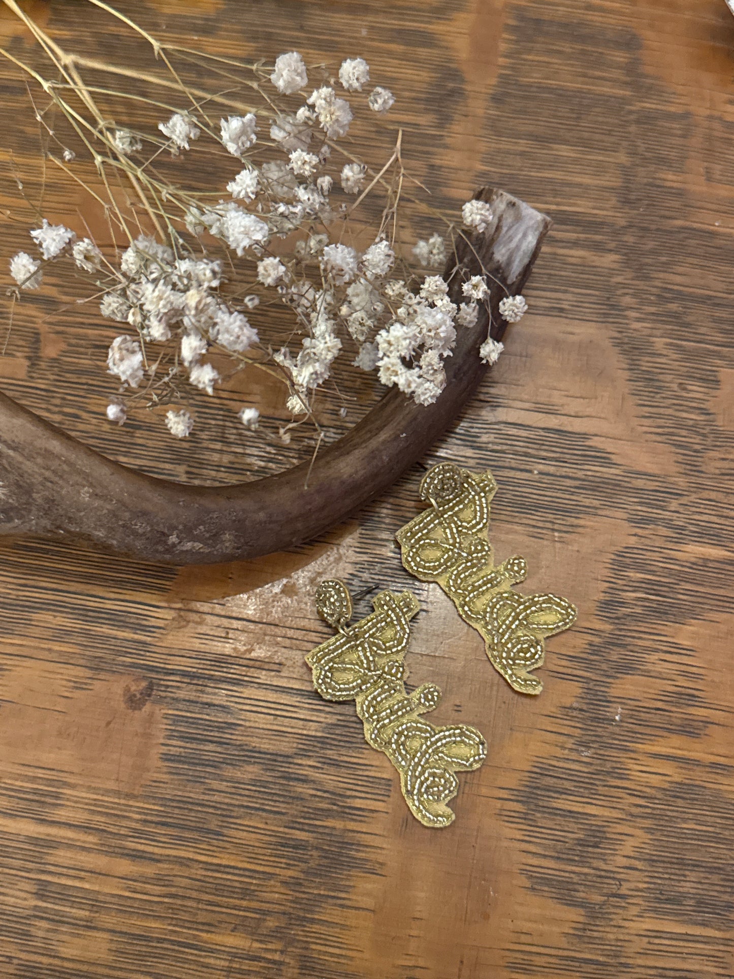 Golden Bride - Earrings
