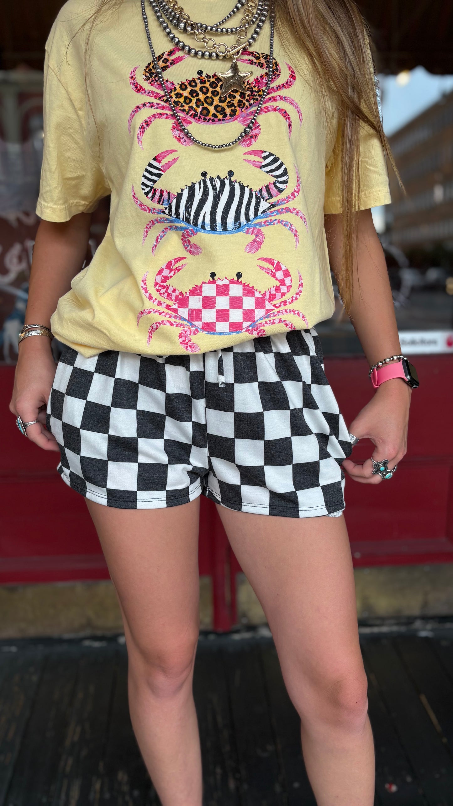 Checkered Charm – Checkered Shorts