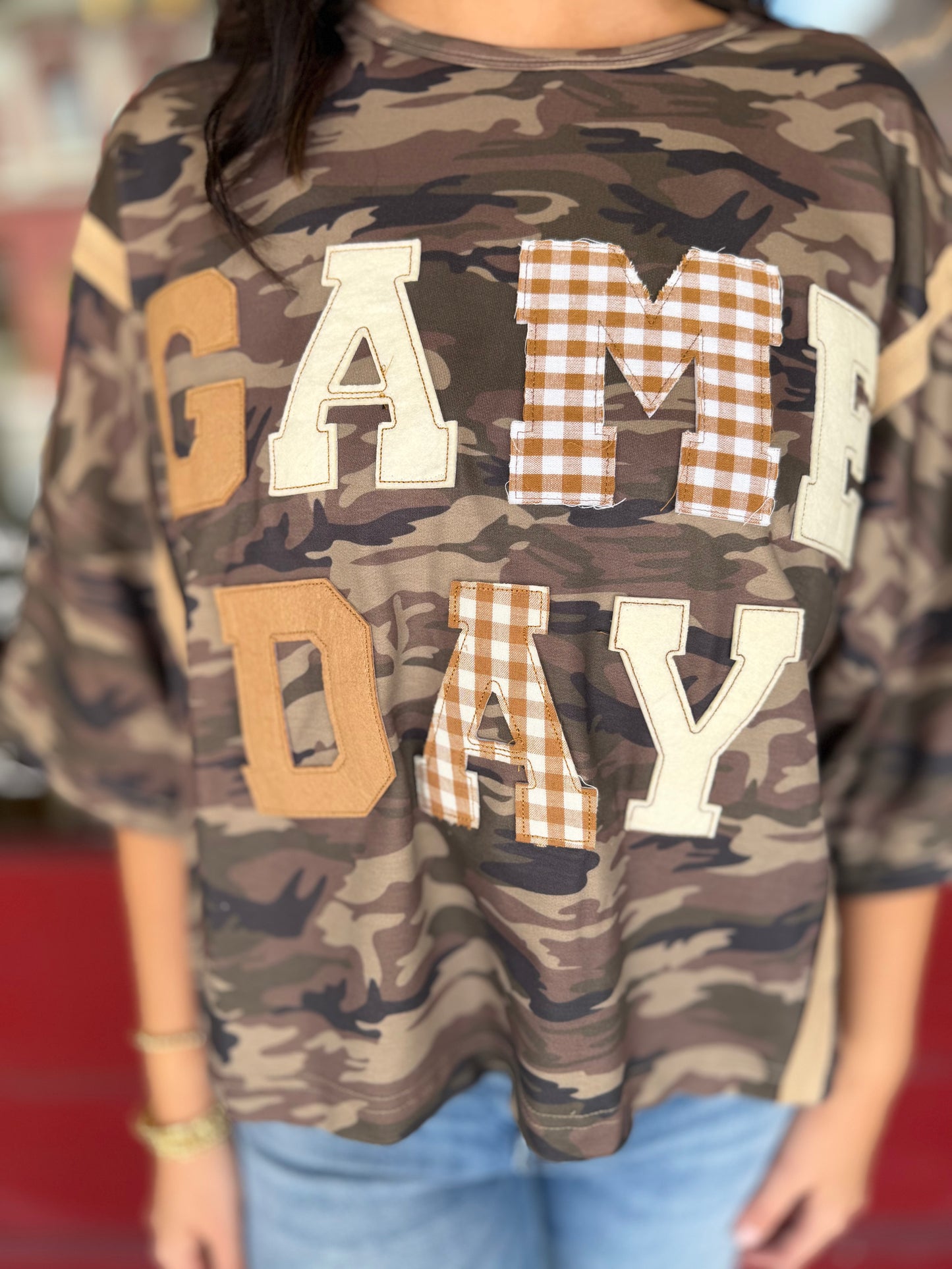 Kickoff Country – Camo Top