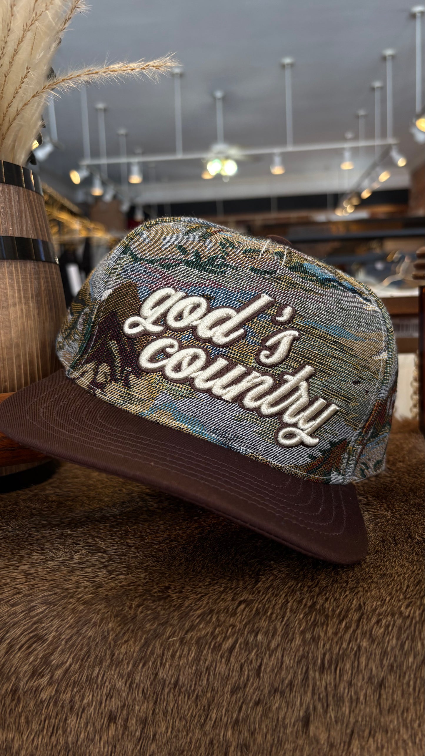 Gods Country-Western Trucker Hat
