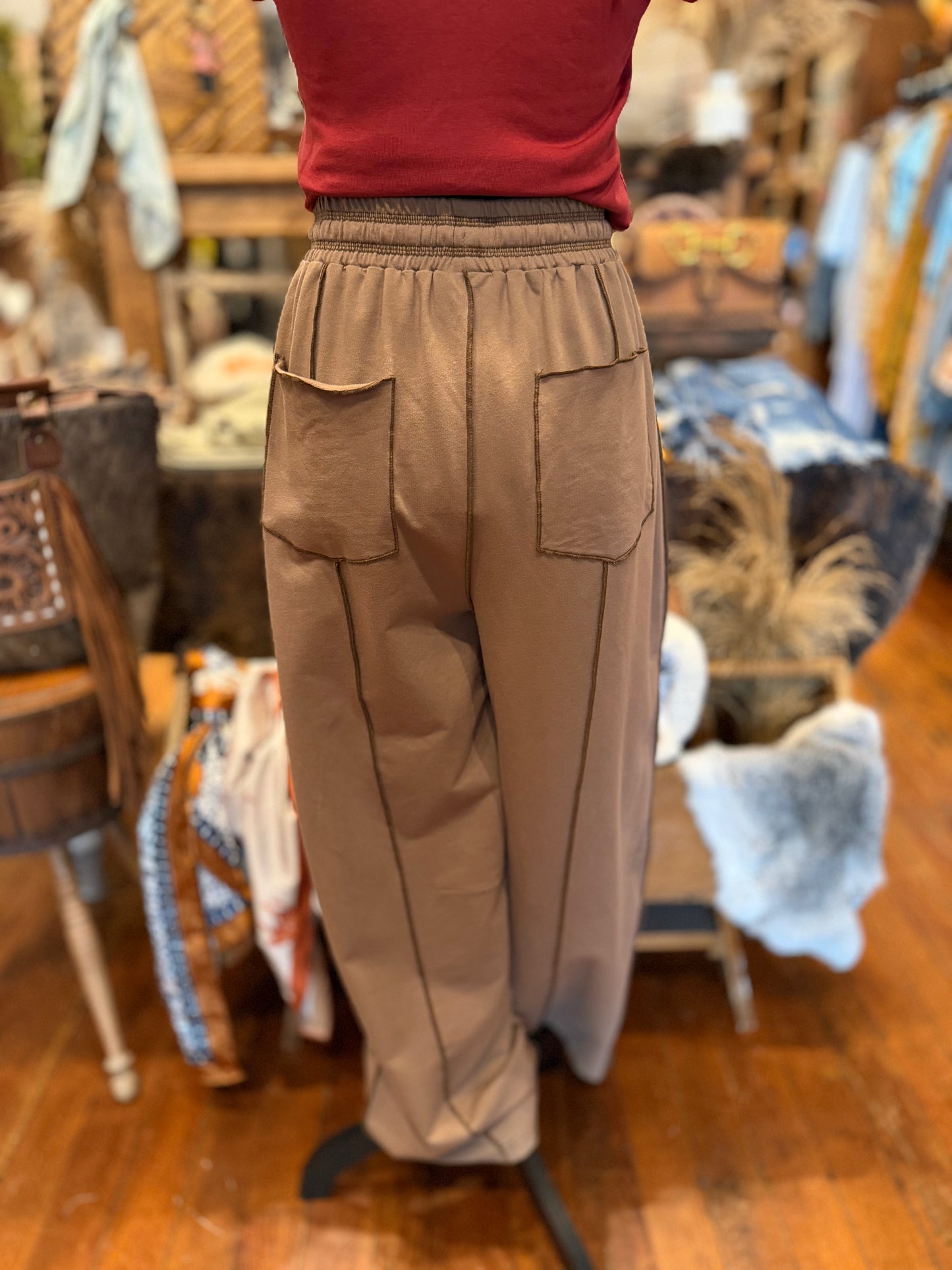 Driftwood Stitch β Barrel Lounge Pants