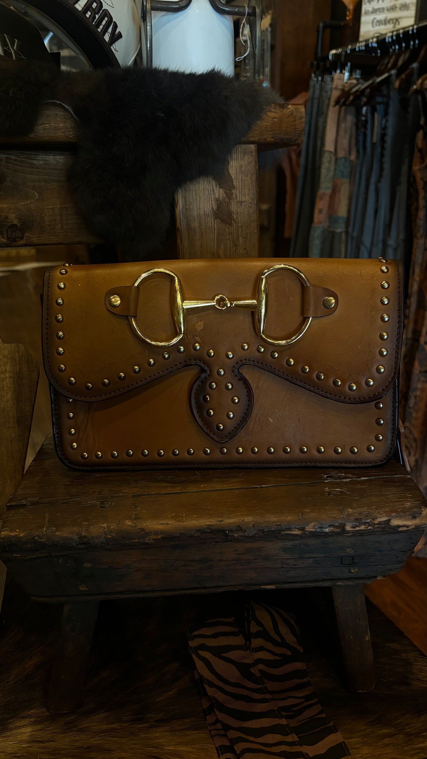 Ranch Luxe - Leather Snaffle Bit Crossbody