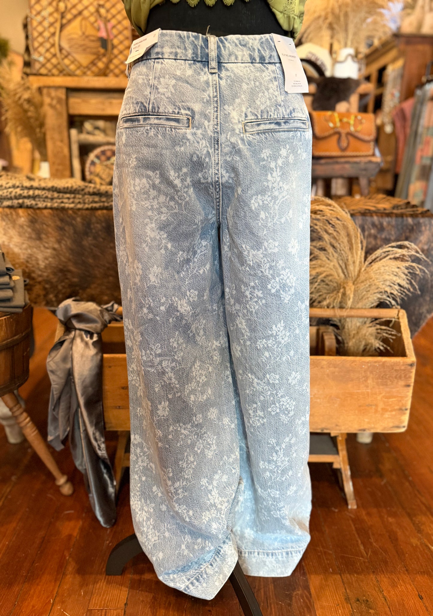 The Rowan’s – Floral Light Wash Denim