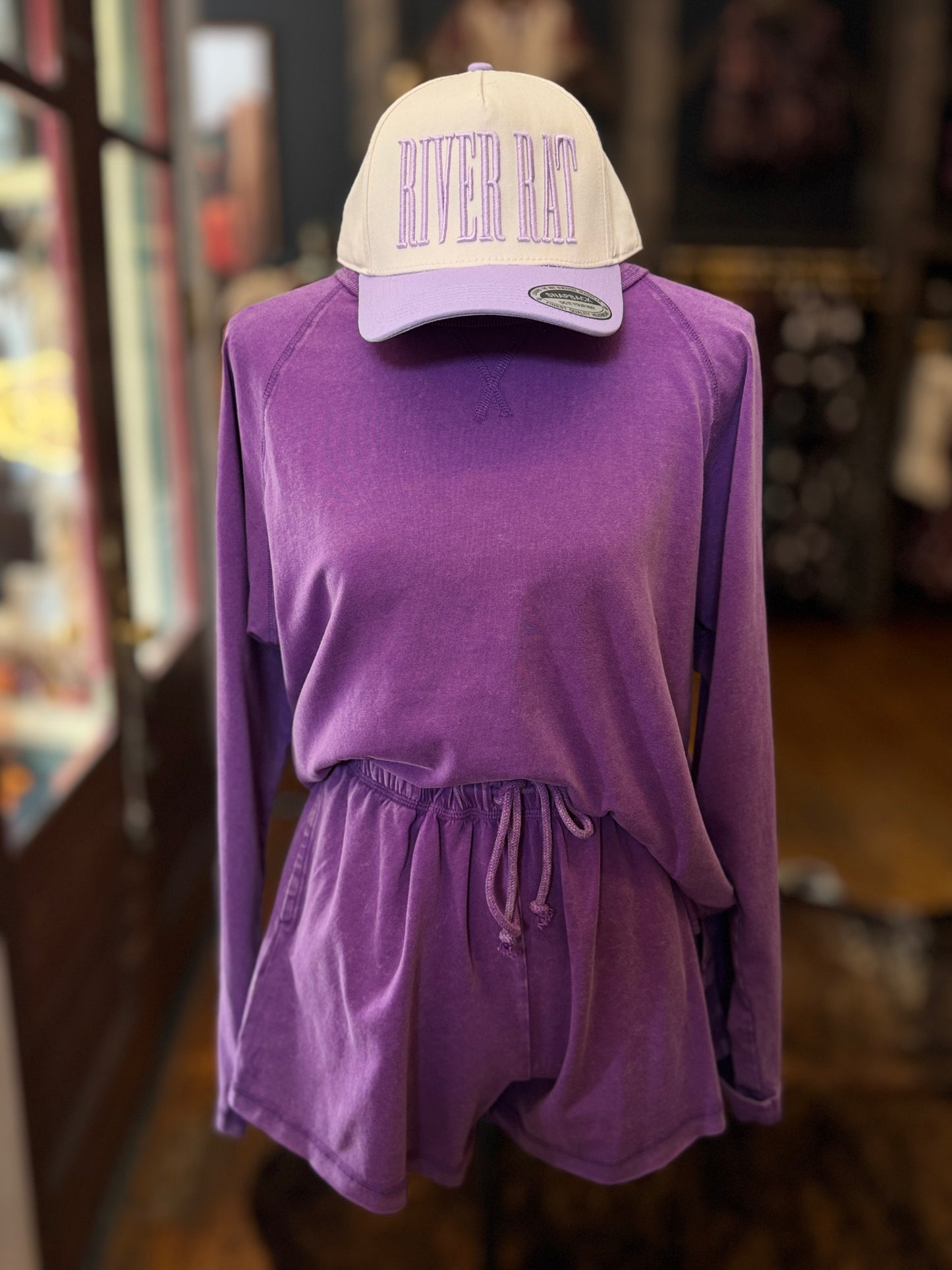Cozy Days – Plum L/S Mineral Wash Set