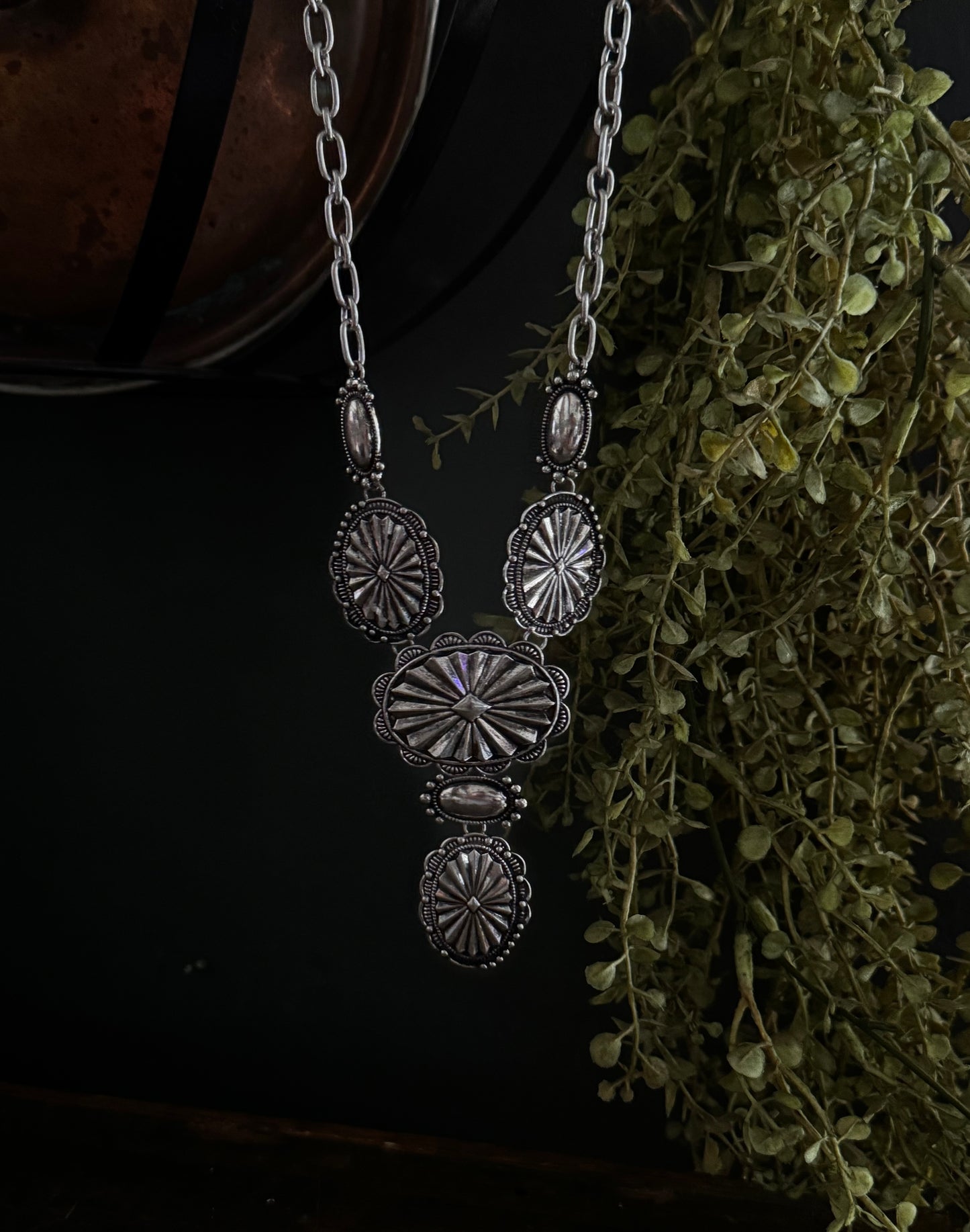 Fitting In - Concho Necklace