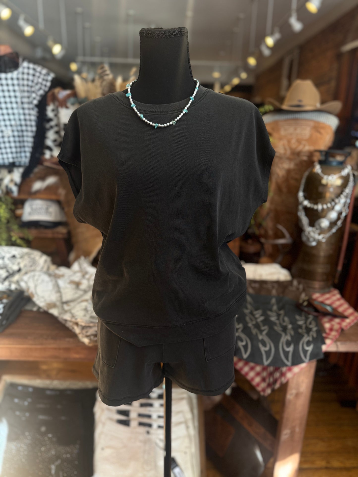 Midnight Mist - Black Two Piece Set