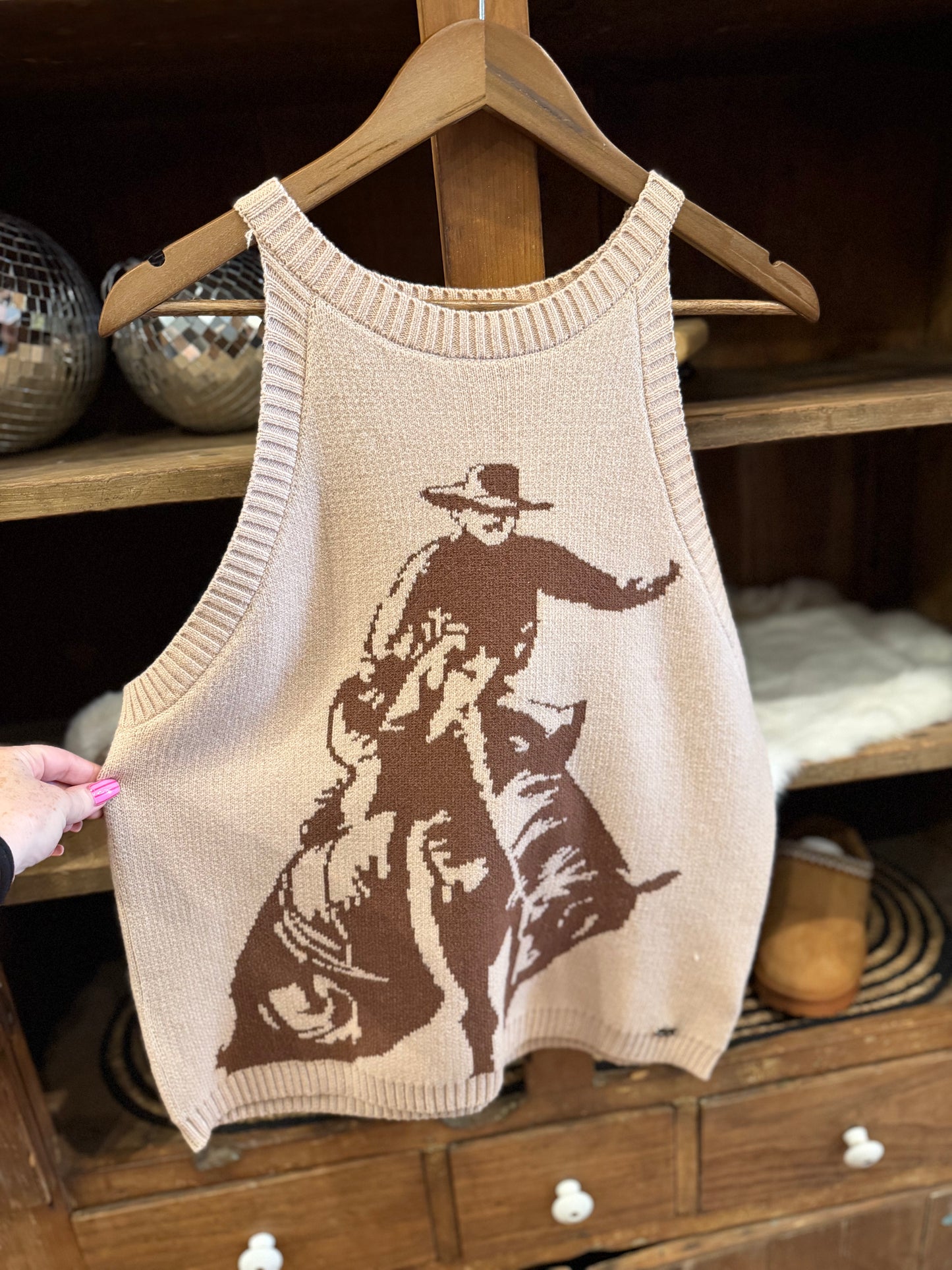 Bronco Breaker – Knit Tank