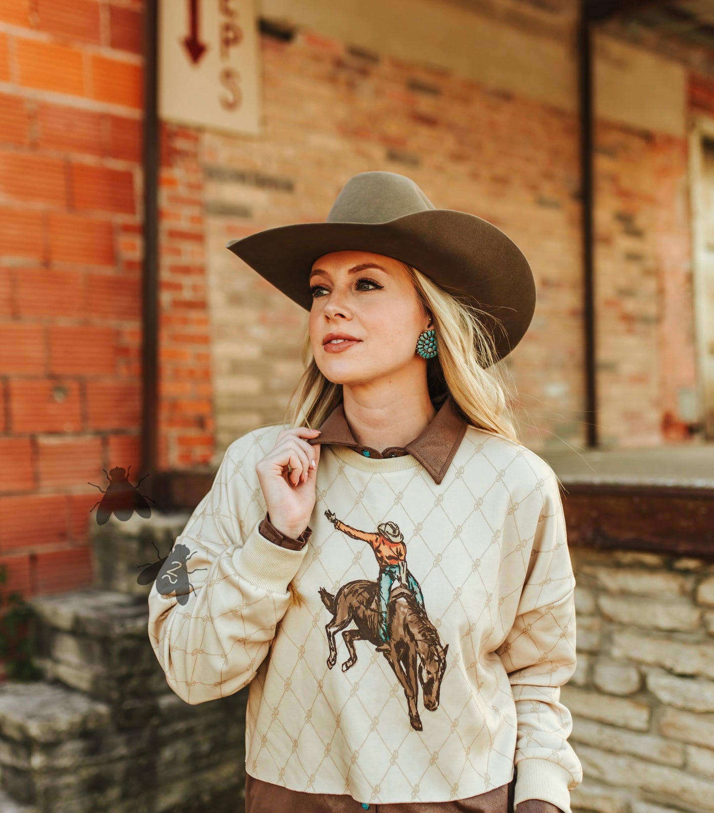 Rodeo Royal - Crop Sweatshirt