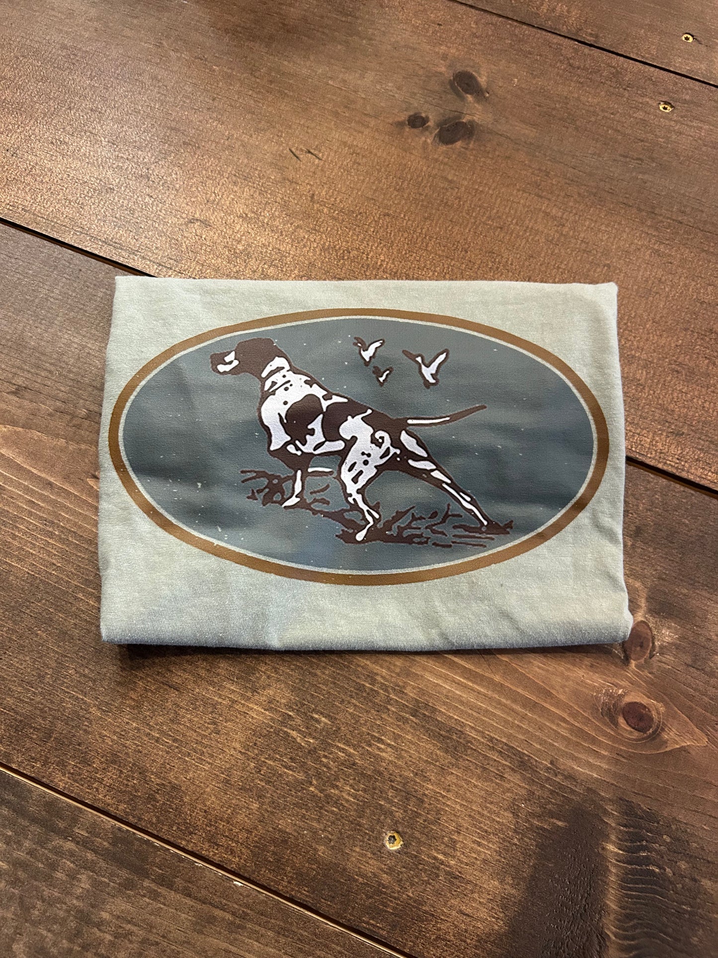 Pointer Canvas - Lt. Olive Graphic Tee