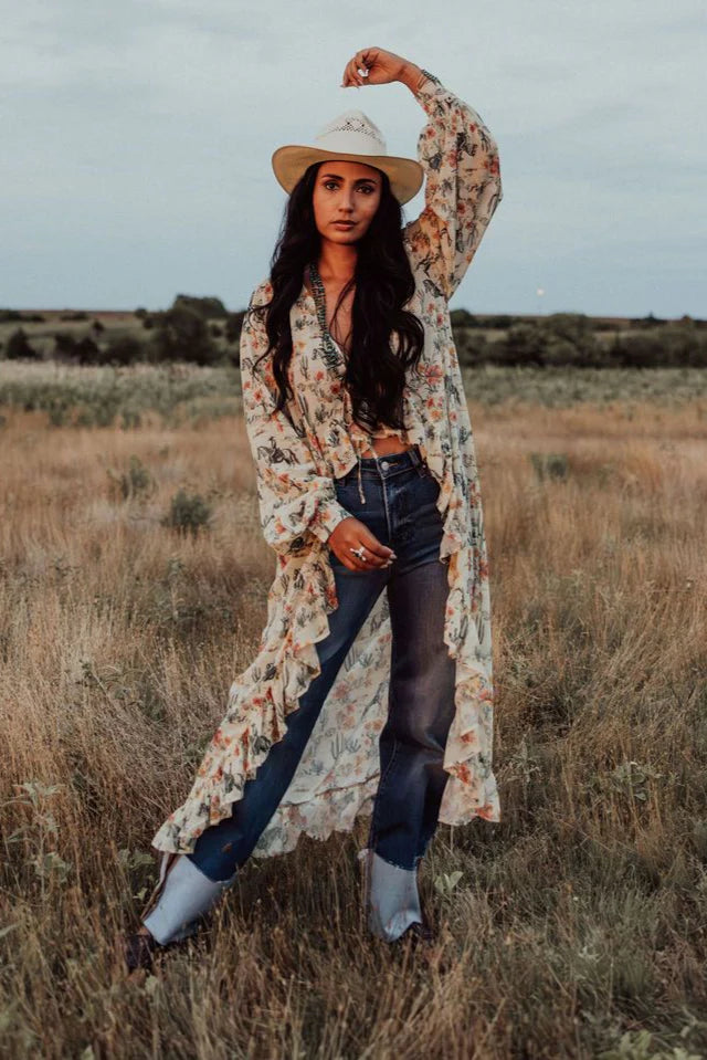 High Plains Reverie – Western Print Duster
